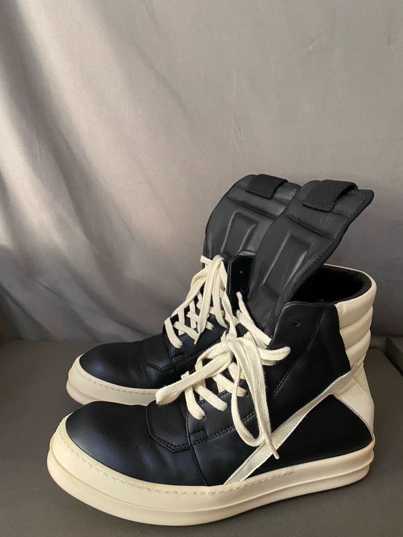 Rick Owens Rick Owens High-Top Leather Sneakers-yf Size US 9.5 / EU 42-43 - 1 Thumbnail