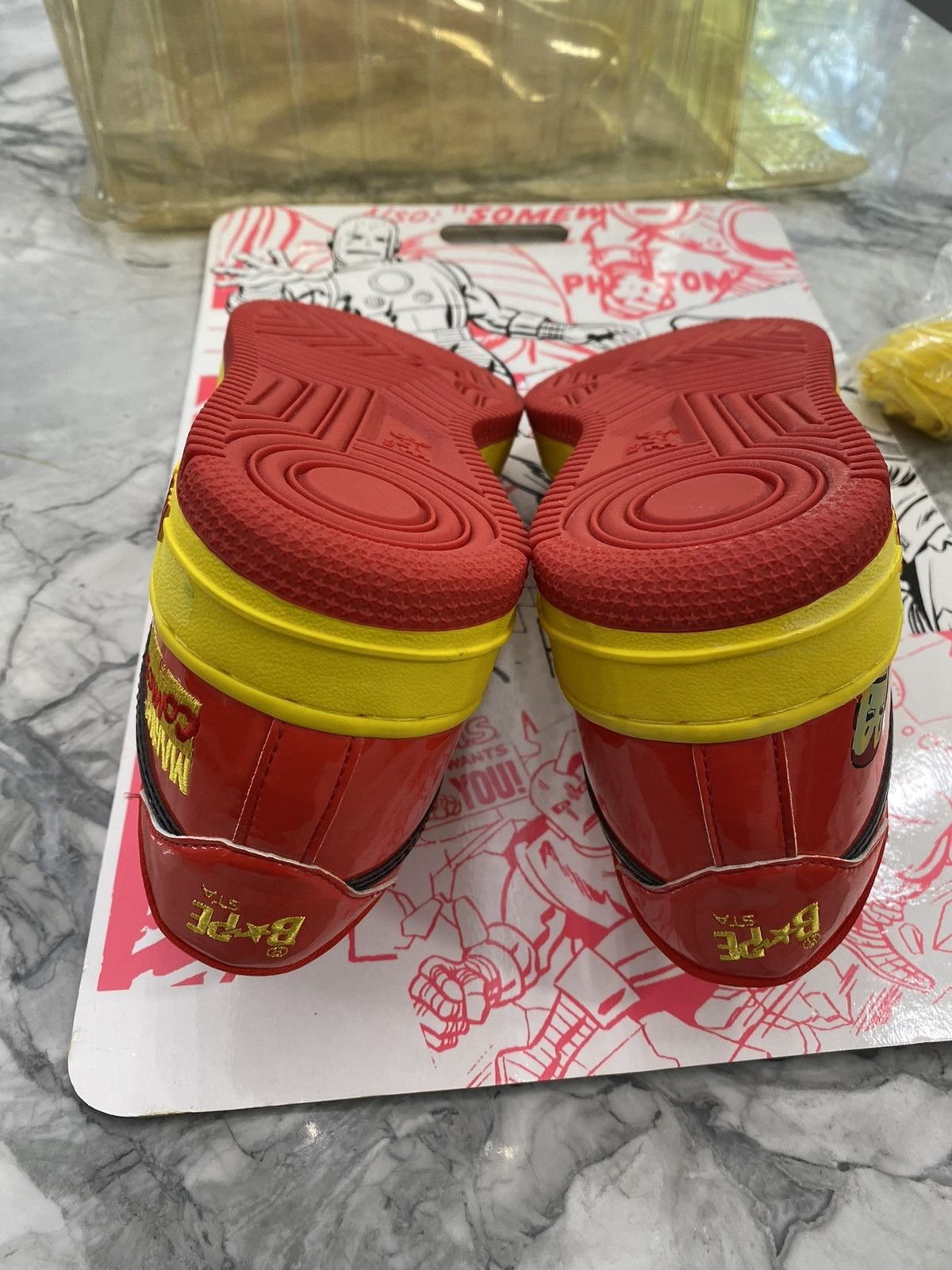 Bape Bape x Marvel Iron Man Bapesta Size US 9 / EU 42 - 16 Thumbnail
