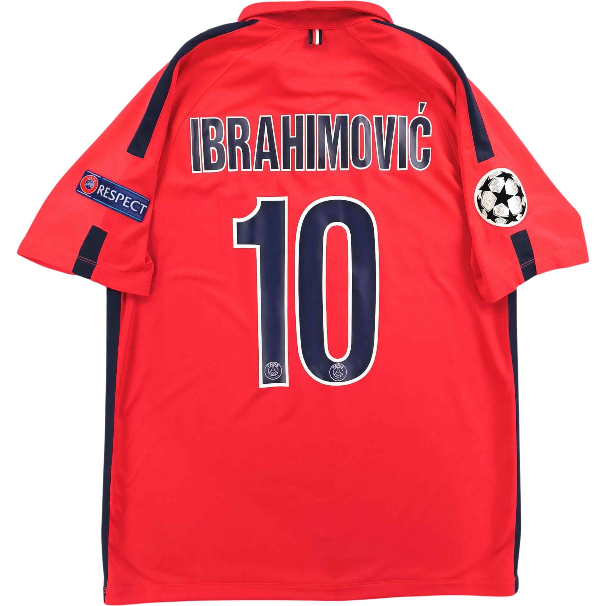 Paris Saint-Germain 14-15 UCL Ibrahimovic football jersey L