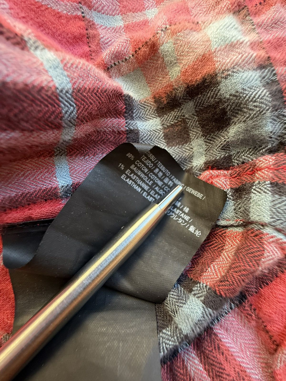 Saint Laurent Paris SS16 Holy Grail Saint Laurent Hedi Slimane raw hem flannel S Size US S / EU 44-46 / 1 - 22 Thumbnail
