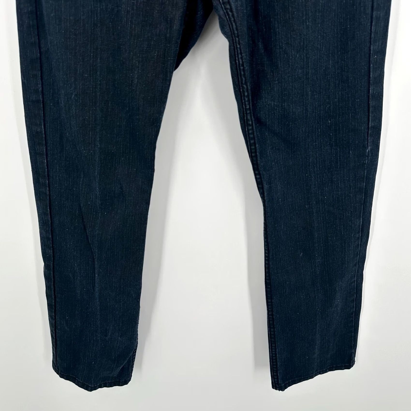 Denime Raw Diamond Dark Wash Straight Leg Denim Jeans - 30" Mens Workwear Style Size US 30 / EU 46 - 4 Thumbnail