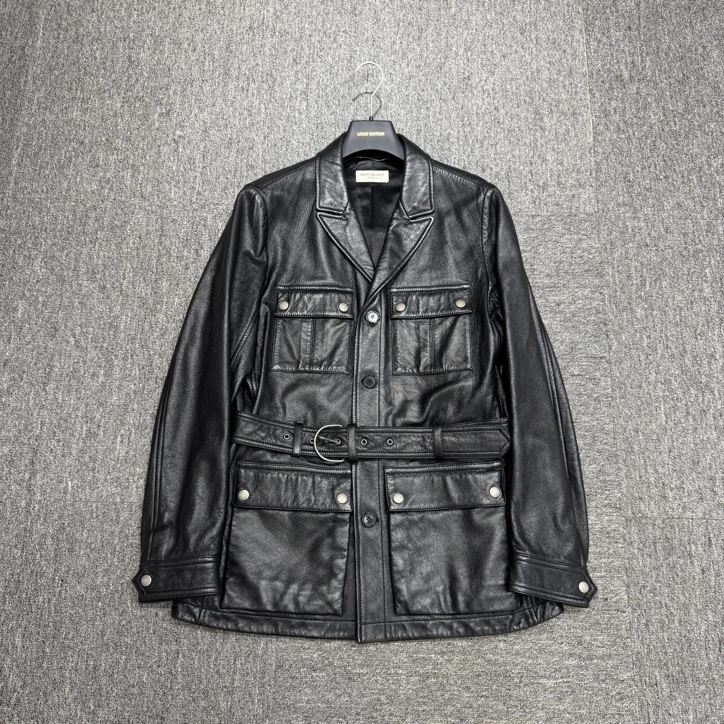 Saint Laurent Paris New SLP Pocket Lambskin Jacket Size 50 Size US M / EU 48-50 / 2 - 1 Thumbnail