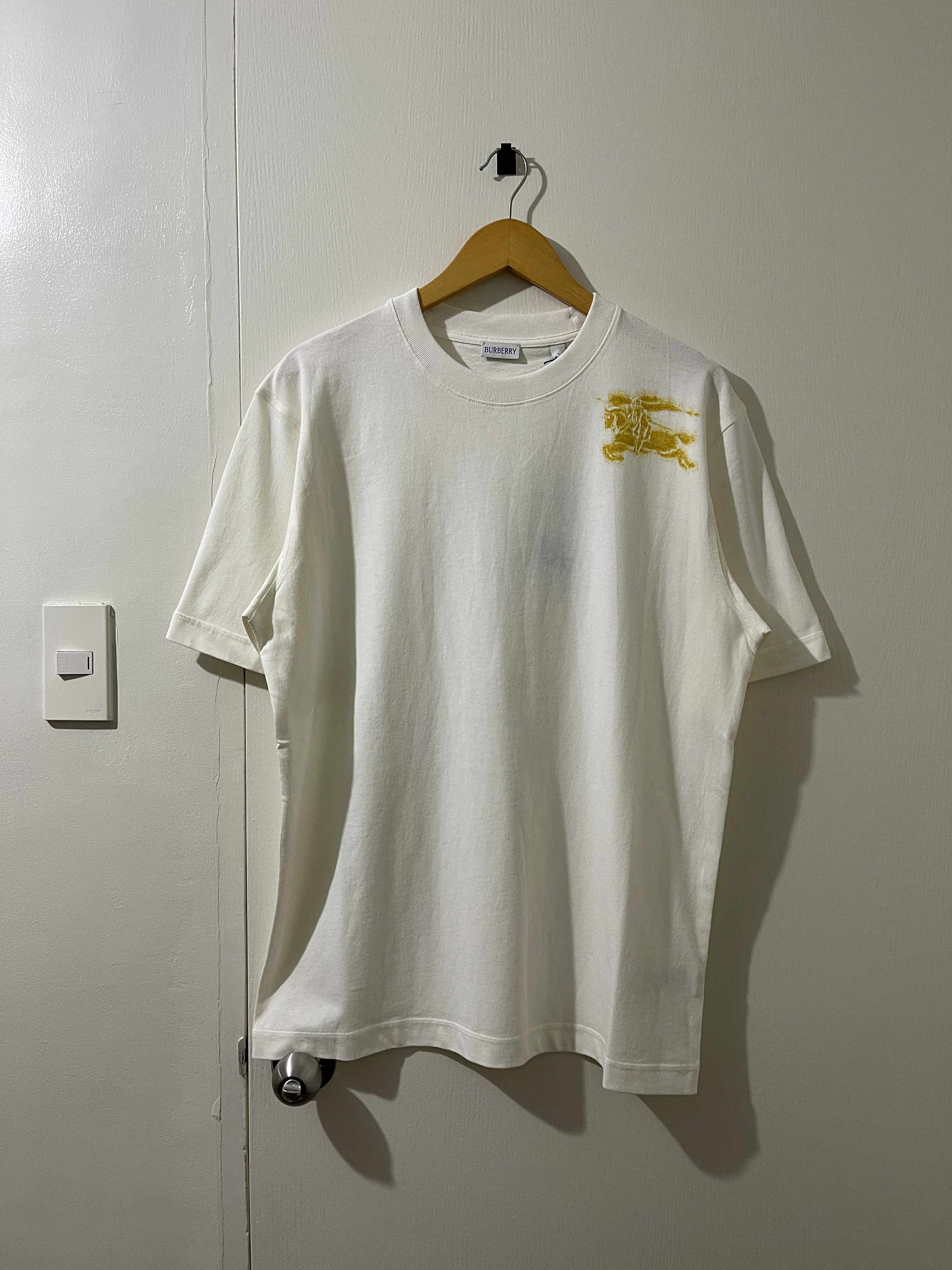 Burberry Burberry Equestrian Knight cotton T-shirt Size US L / EU 52-54 / 3 - 1 Thumbnail