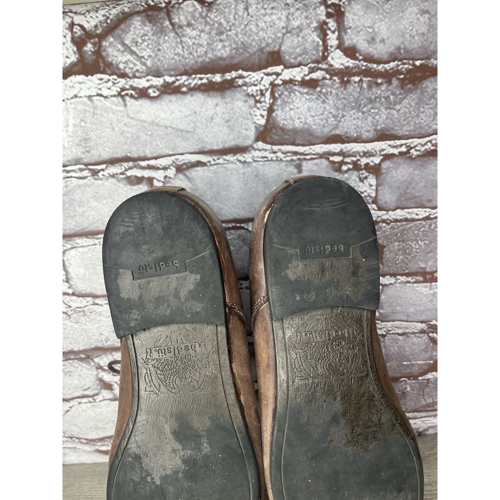 Bed Stu Bed Stu Distressed Brown Oiled Leather Lace Derby Oxfords Me Size US 10.5 / EU 43-44 - 20 Thumbnail