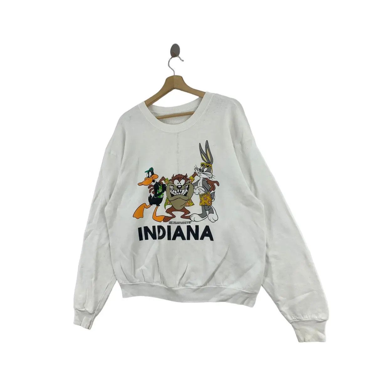 Warner Bros Vintage 1982 LOONEY TUNES TAZ Daffy Duck Bugs Bunny Size XL / US 12-14 / IT 48-50 - 5 Thumbnail