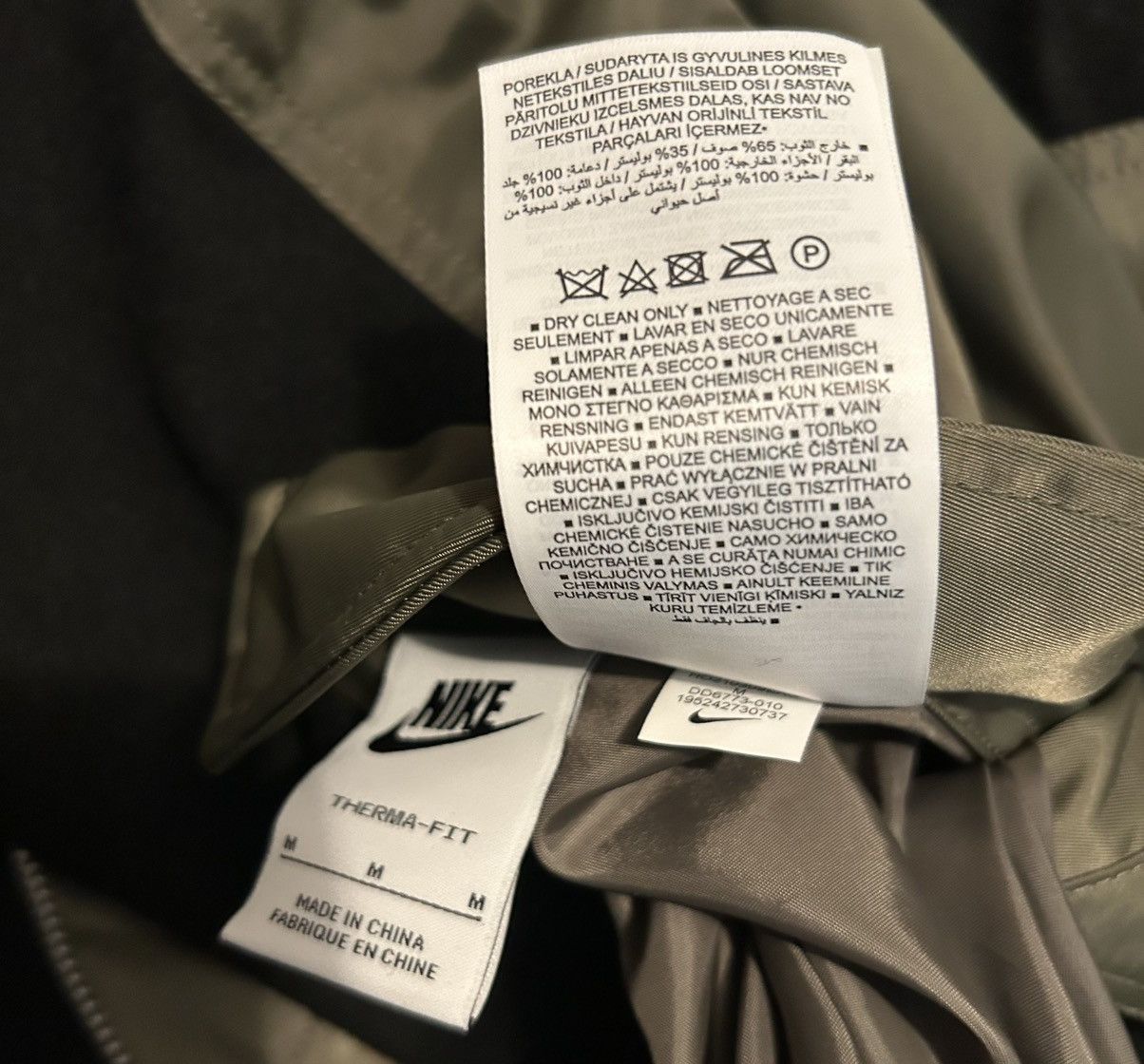 Nike Nike Leather/wool Bomber Destroyer Jacket Redefined 08/08/10 Size US M / EU 48-50 / 2 - 6 Thumbnail