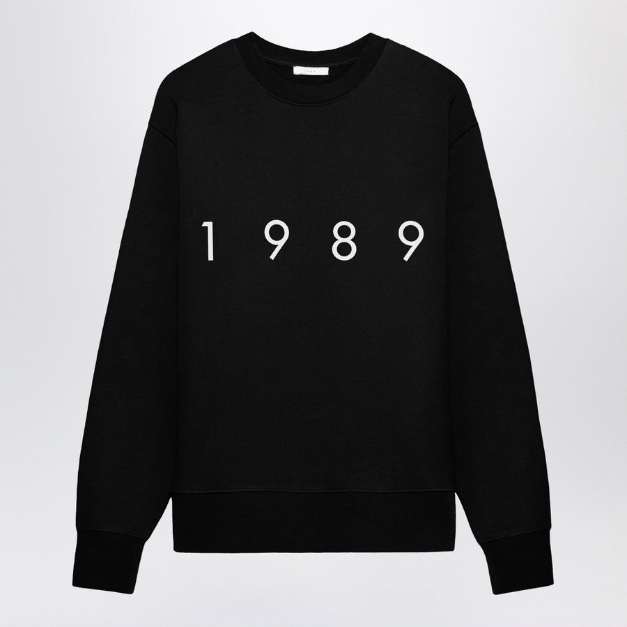 o1d2blof1124 Logo Crew-neck Sweatshirt in Black