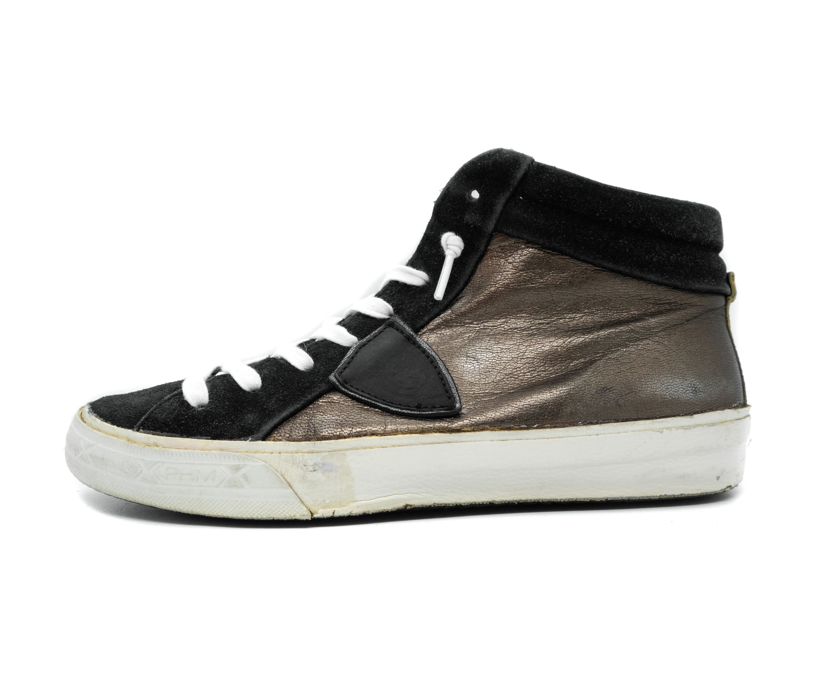 Philippe Model PRSX Grunge High Top Sneakers Size US 8 / IT 38 - 2 Thumbnail