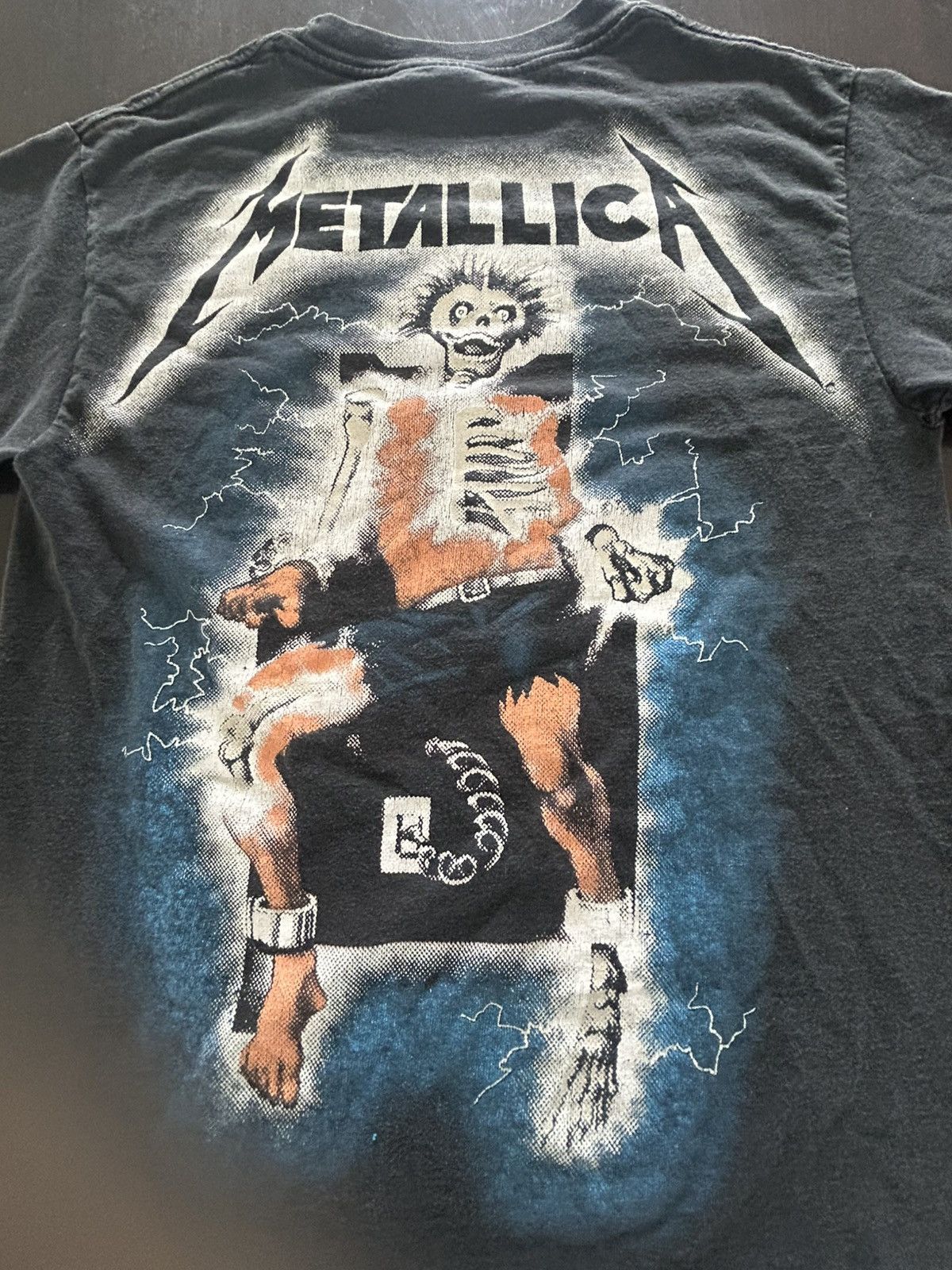 Band Tees × Metallica × Vintage Ride the lightning Metallica t shirt Size US S / EU 44-46 / 1 - 2 Thumbnail