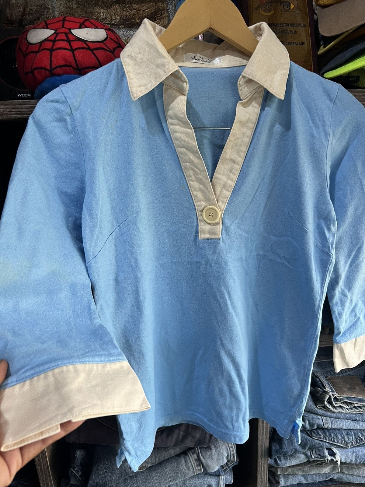 Michel Klein 🔥AVV Michel Klein Long Sleeves Polos Size S / US 4 / IT 40 - 7 Thumbnail