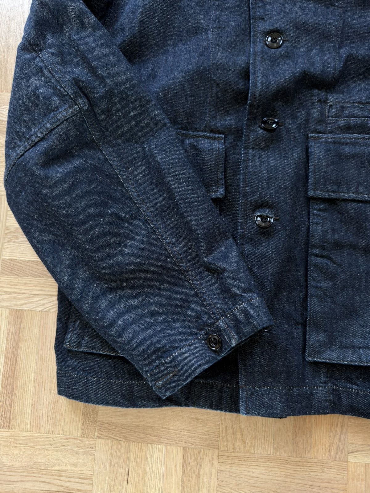 Lemaire Lemaire Heavy Denim Boxy Jacket Size US XL / EU 56 / 4 - 4 Thumbnail