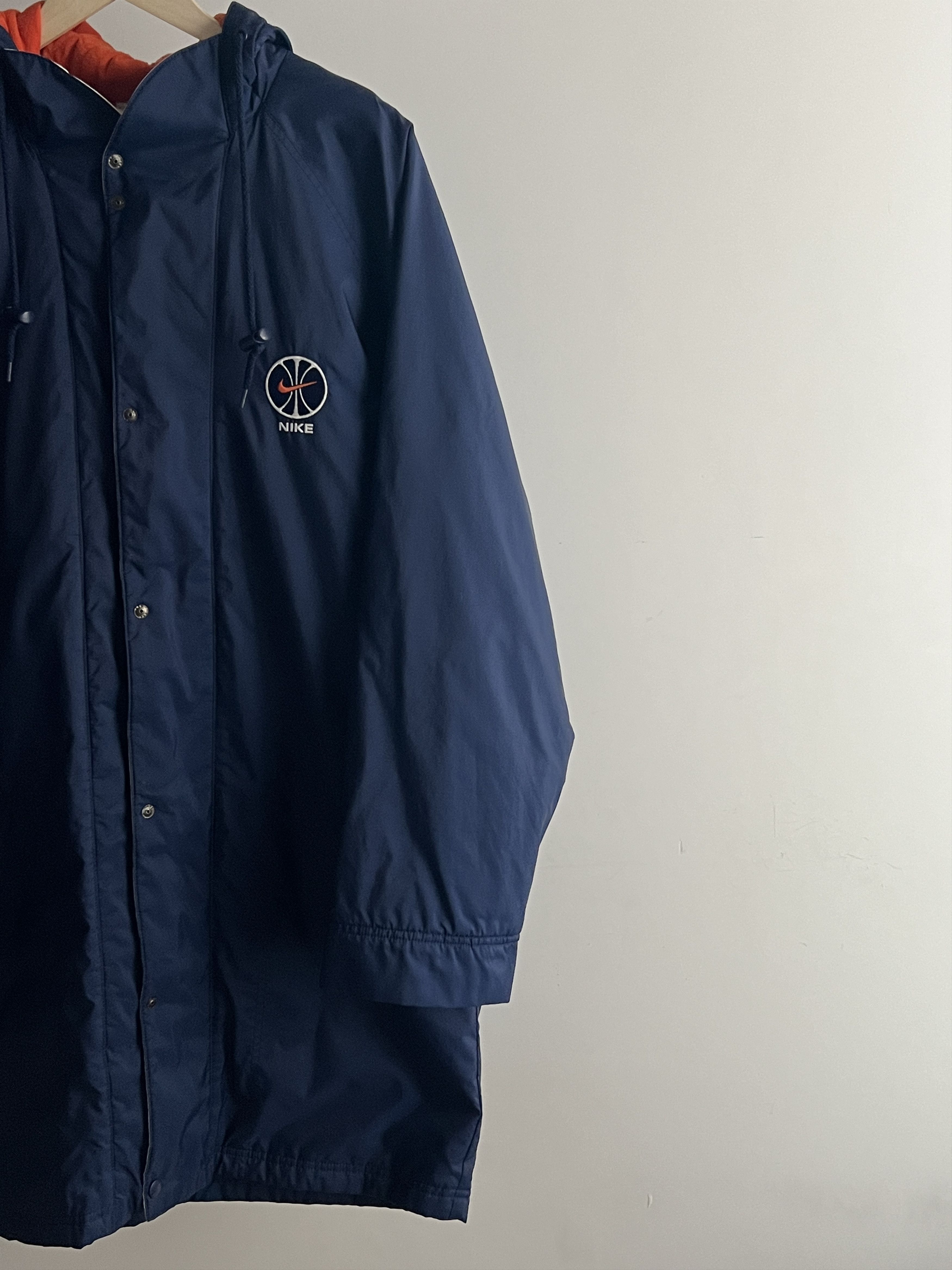 NBA × Nike × Vintage Parka Jacket Nike NBA Basketball Vintage 90s Rare Size US L / EU 52-54 / 3 - 2 Thumbnail