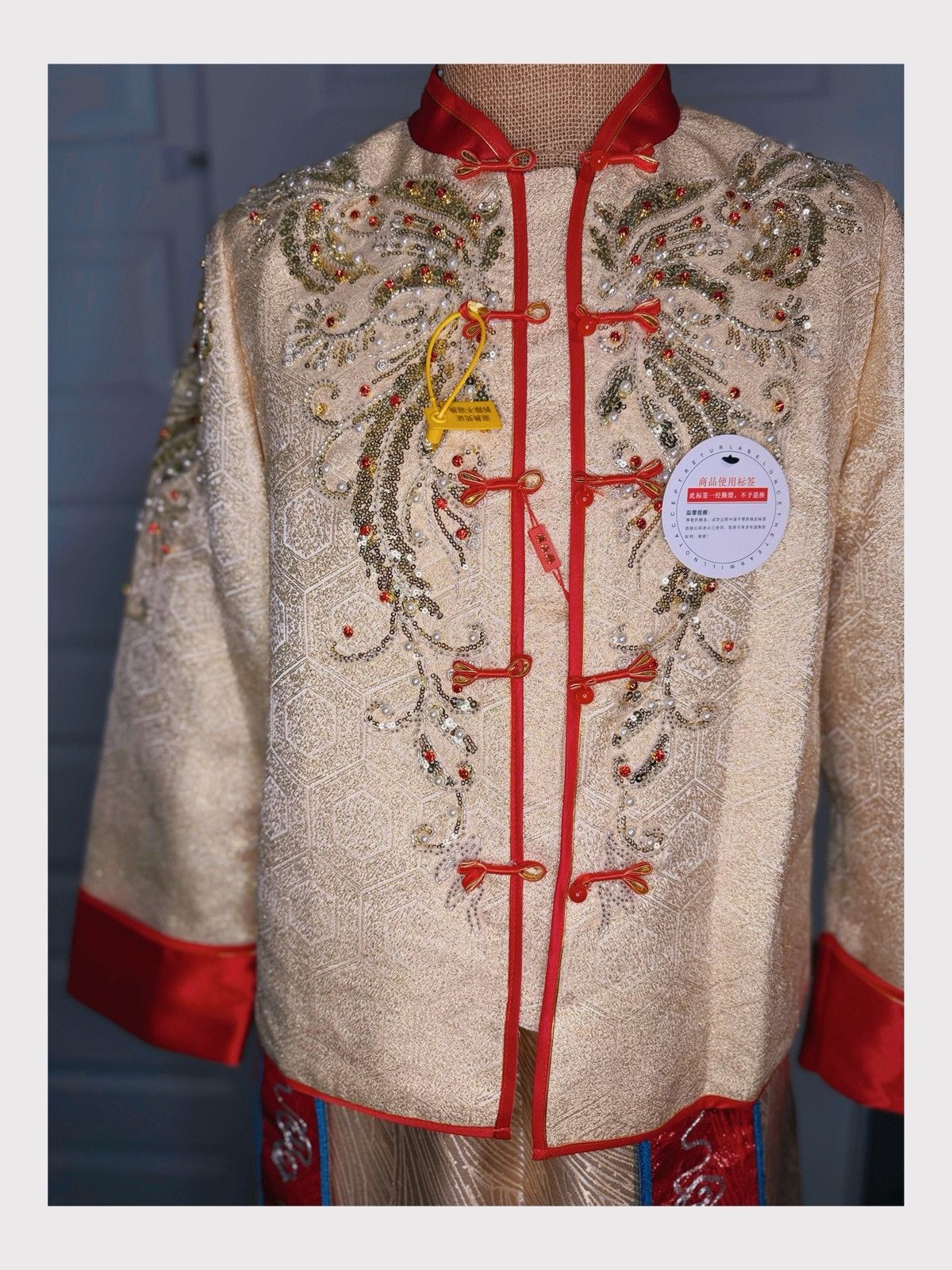 Other Brand New Traditional Chinese Men’s Wedding Outfit Size 38L - 2 Thumbnail