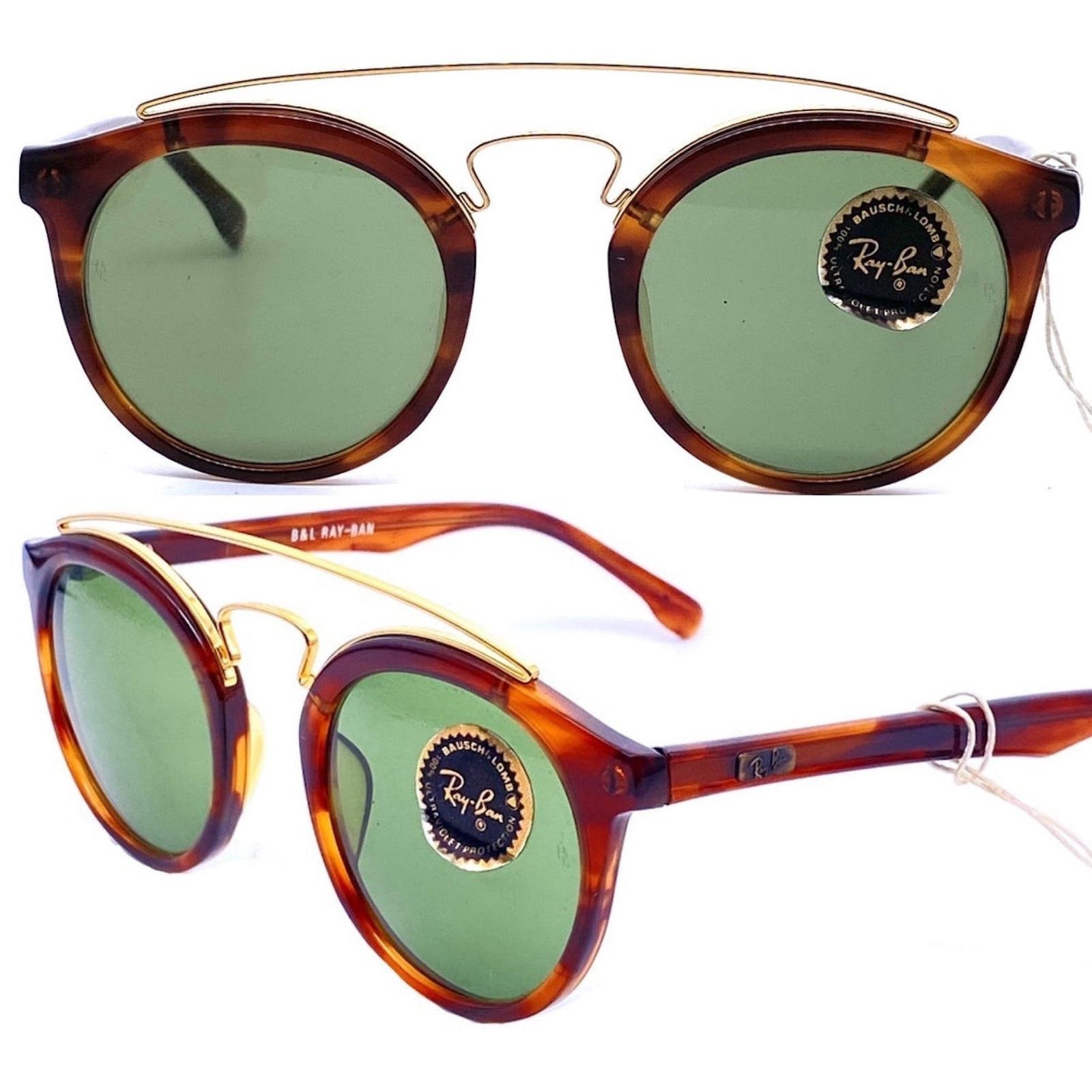 image of Rayban B&l Gatsby Style Sunglasses Made In Usa In The 80's in Tortoise, Men's