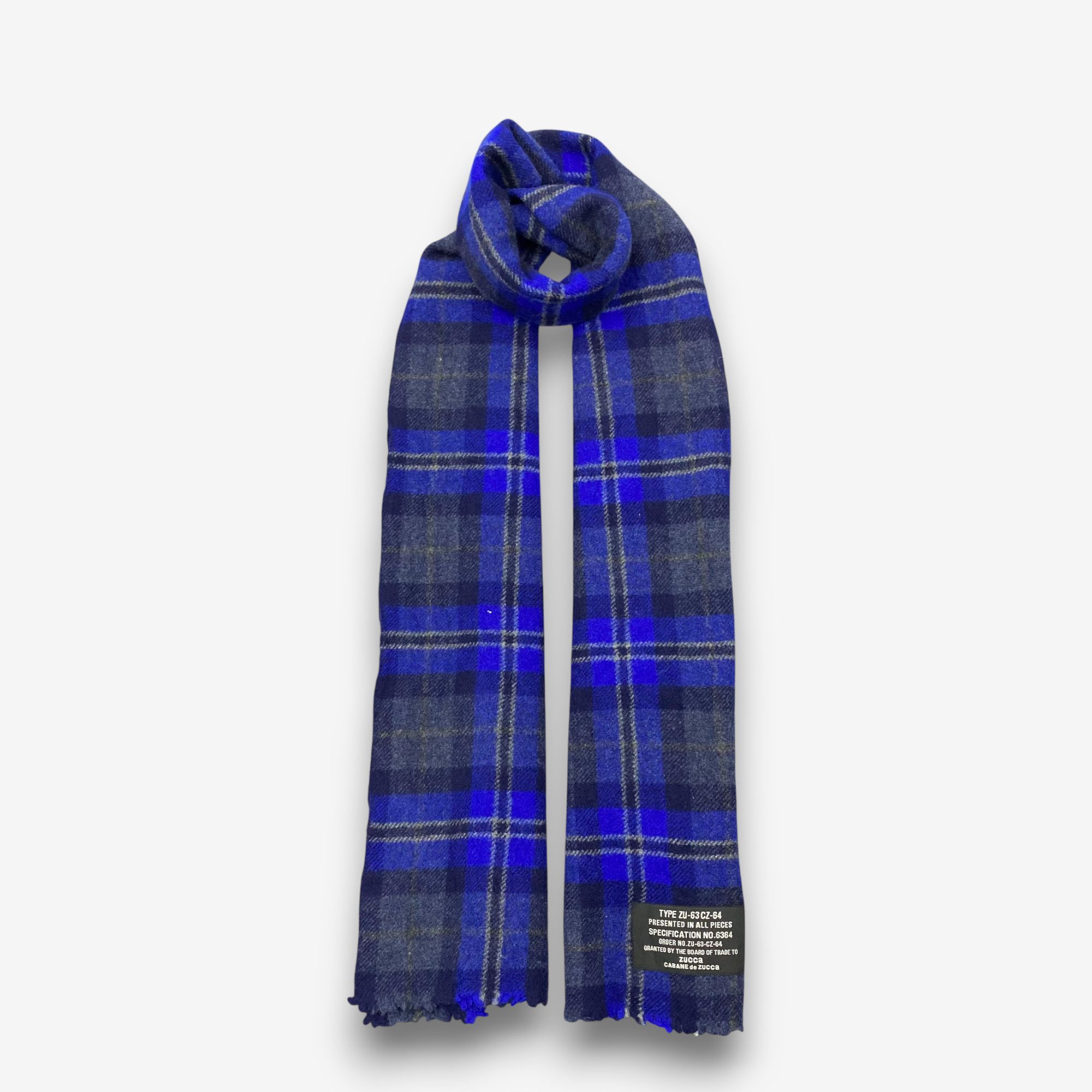 CABANE de ZUCCa Vintage Cabane de Zucca Scarf Muffler Wool Winter Scarves Size ONE SIZE - 1 Thumbnail