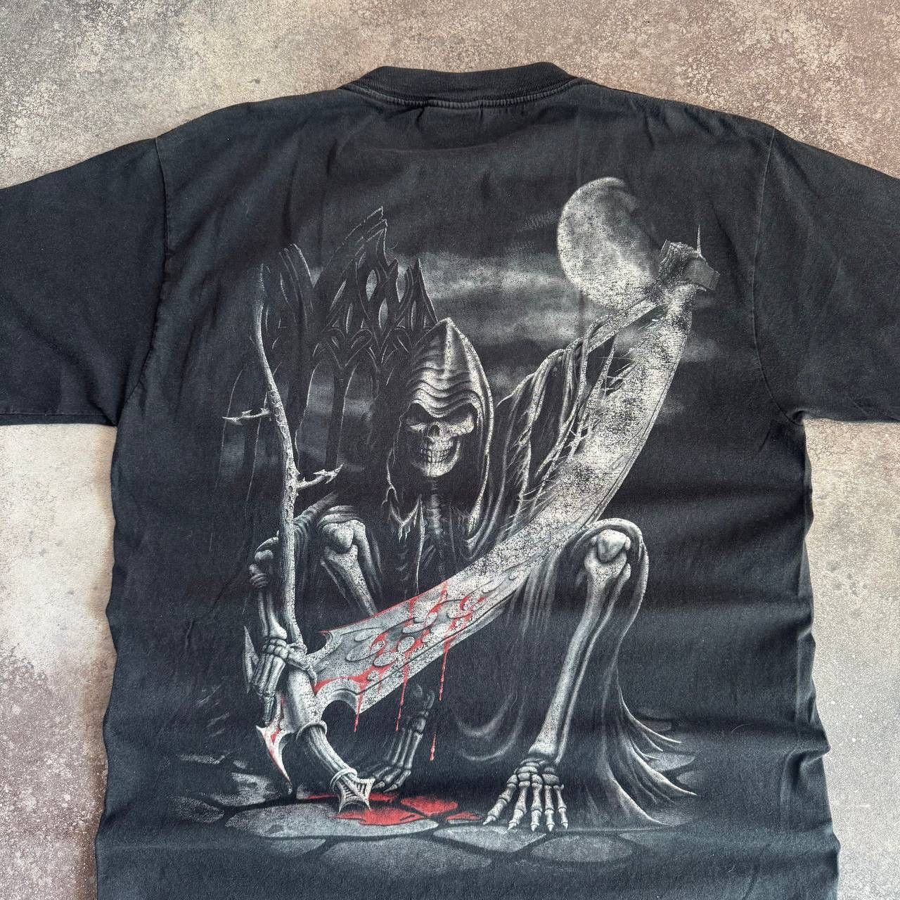 Vintage Spiral Direct Y2K Vintage Gothic Faded Cotton T-Shirt Size US L / EU 52-54 / 3 - 6 Thumbnail
