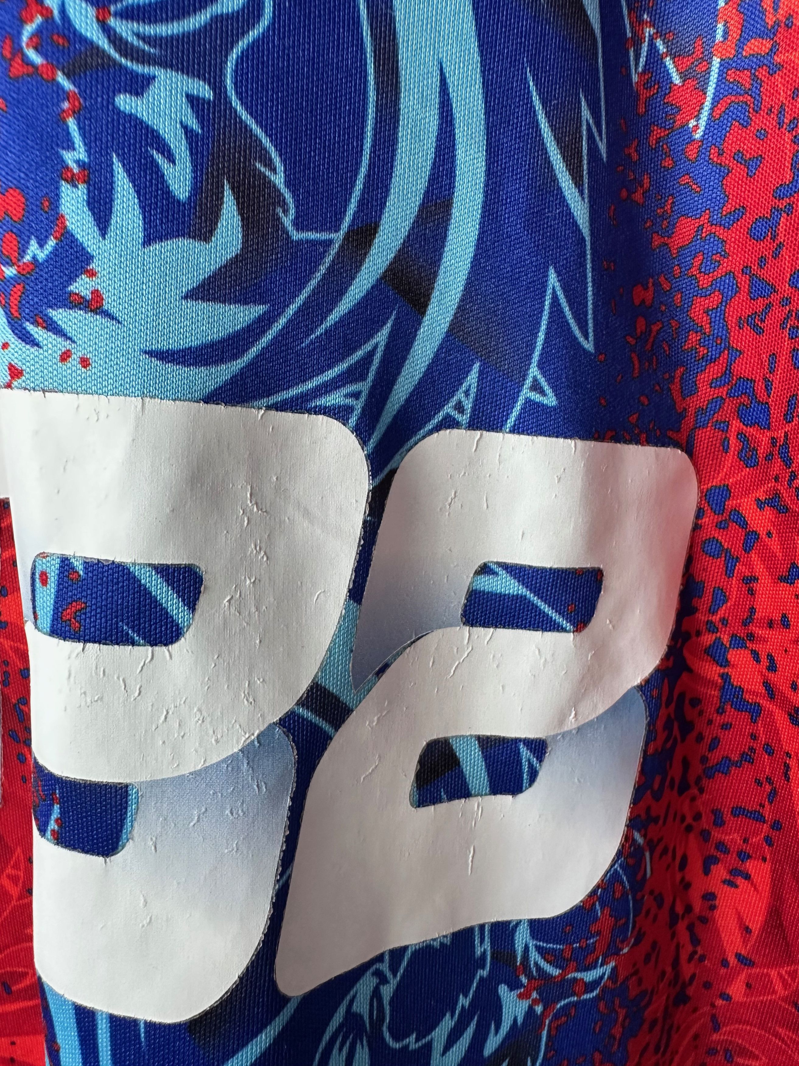 Macron 2024 Crystal Palace Soccer Football jersey shirt cup home Size US L / EU 52-54 / 3 - 9 Thumbnail