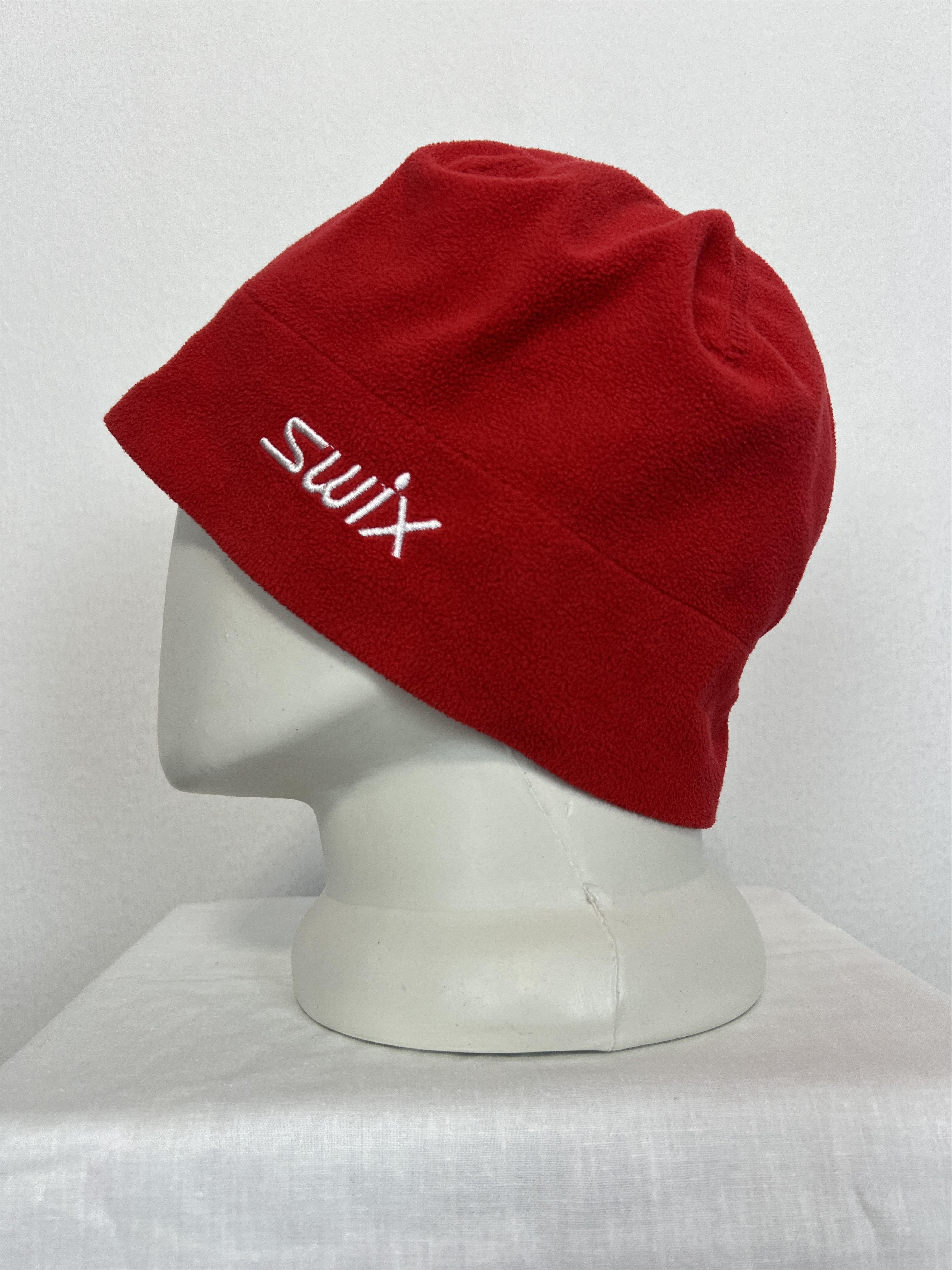 Vintage Swix Beanie Hat Ski Cap Red Biathlon Lined Norway Flag Sport Size ONE SIZE - 4 Thumbnail