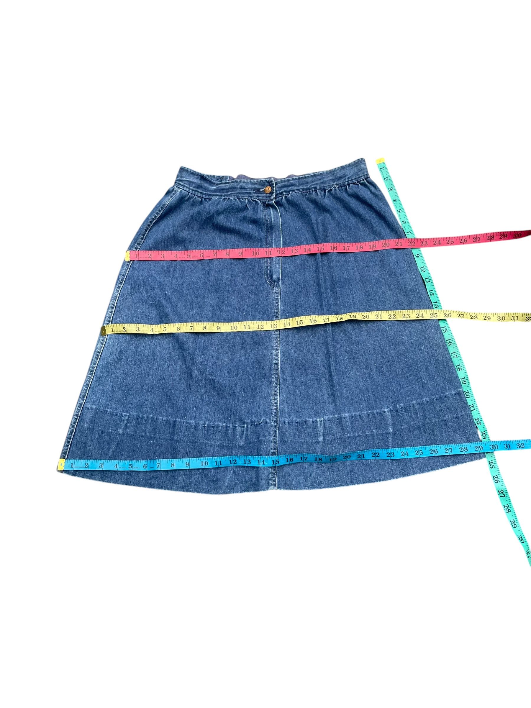 Sears Vintage Sears Denim Skirt Size 32" / US 10 / IT 46 - 13 Thumbnail