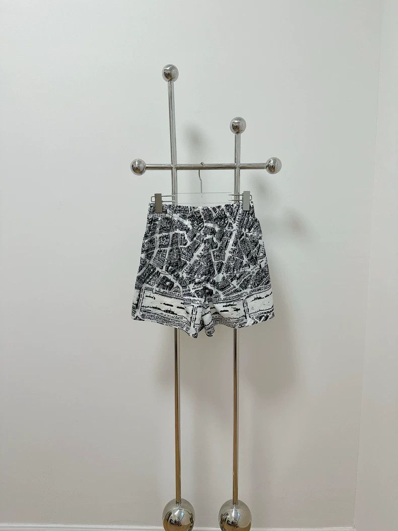 Dior Dior Paris map printed shorts Size 42" / US 20 - 2 Thumbnail