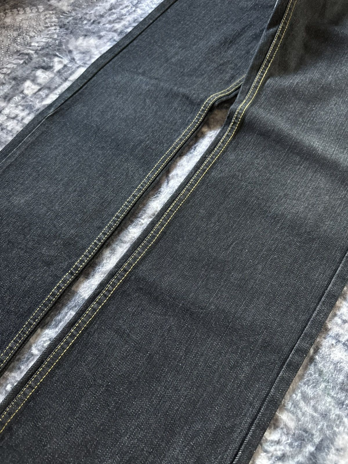 Japanese Brand Yuletide & Jubilation Skull Snake Tattoo Y2K Jeans Size US 32 / EU 48 - 11 Thumbnail