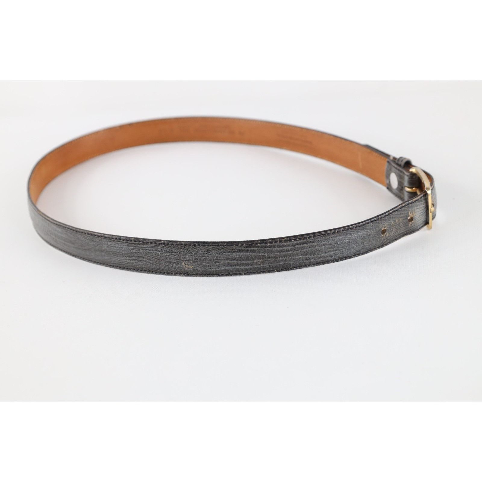 Vintage Vintage 70s 80s Streetwear Craftsmen Leather Waist Belt Size 34 - 3 Thumbnail