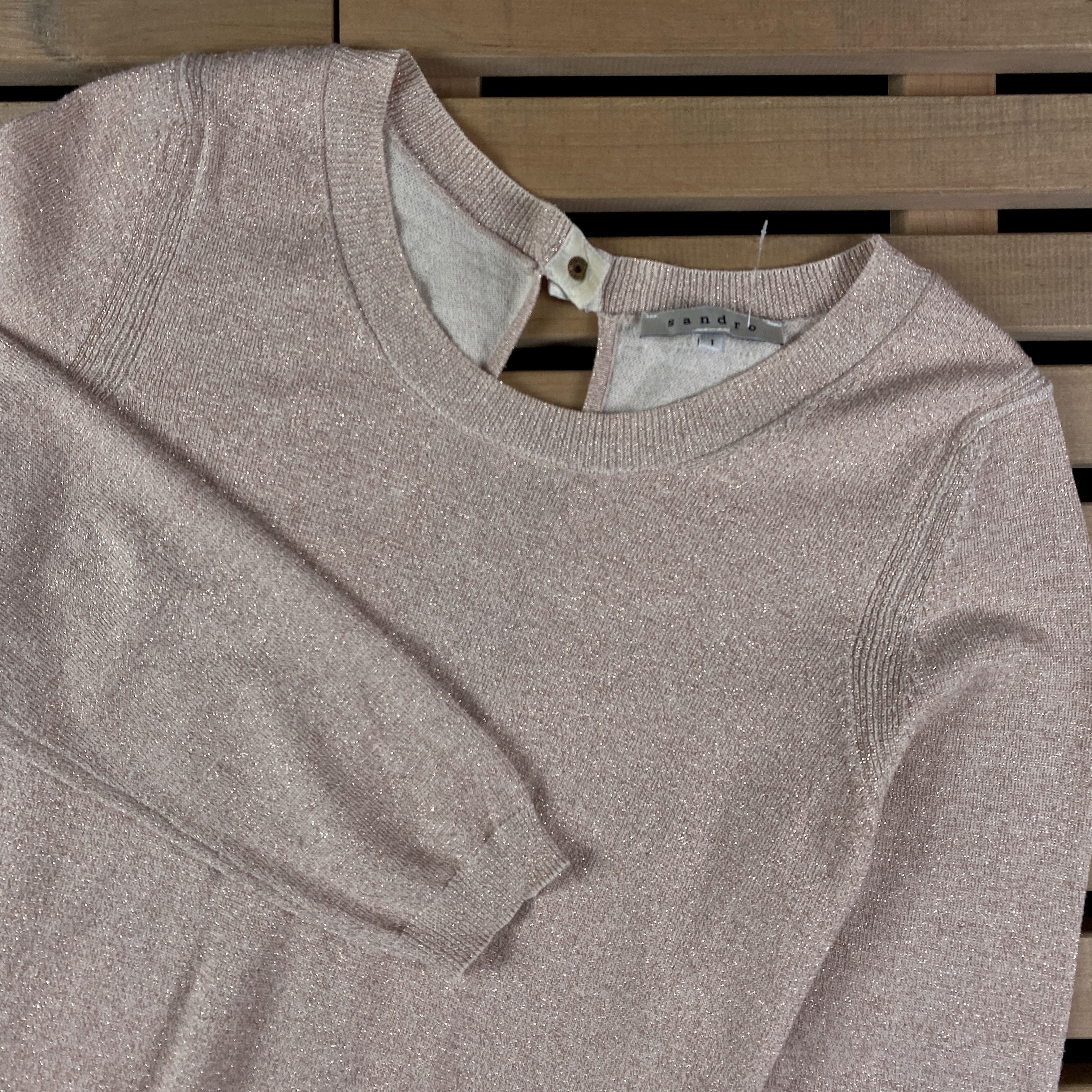 Sandro Women’s Jumper Sweater Long Sleeve Sandro Paris Size 1 Size S / US 4 / IT 40 - 2 Thumbnail