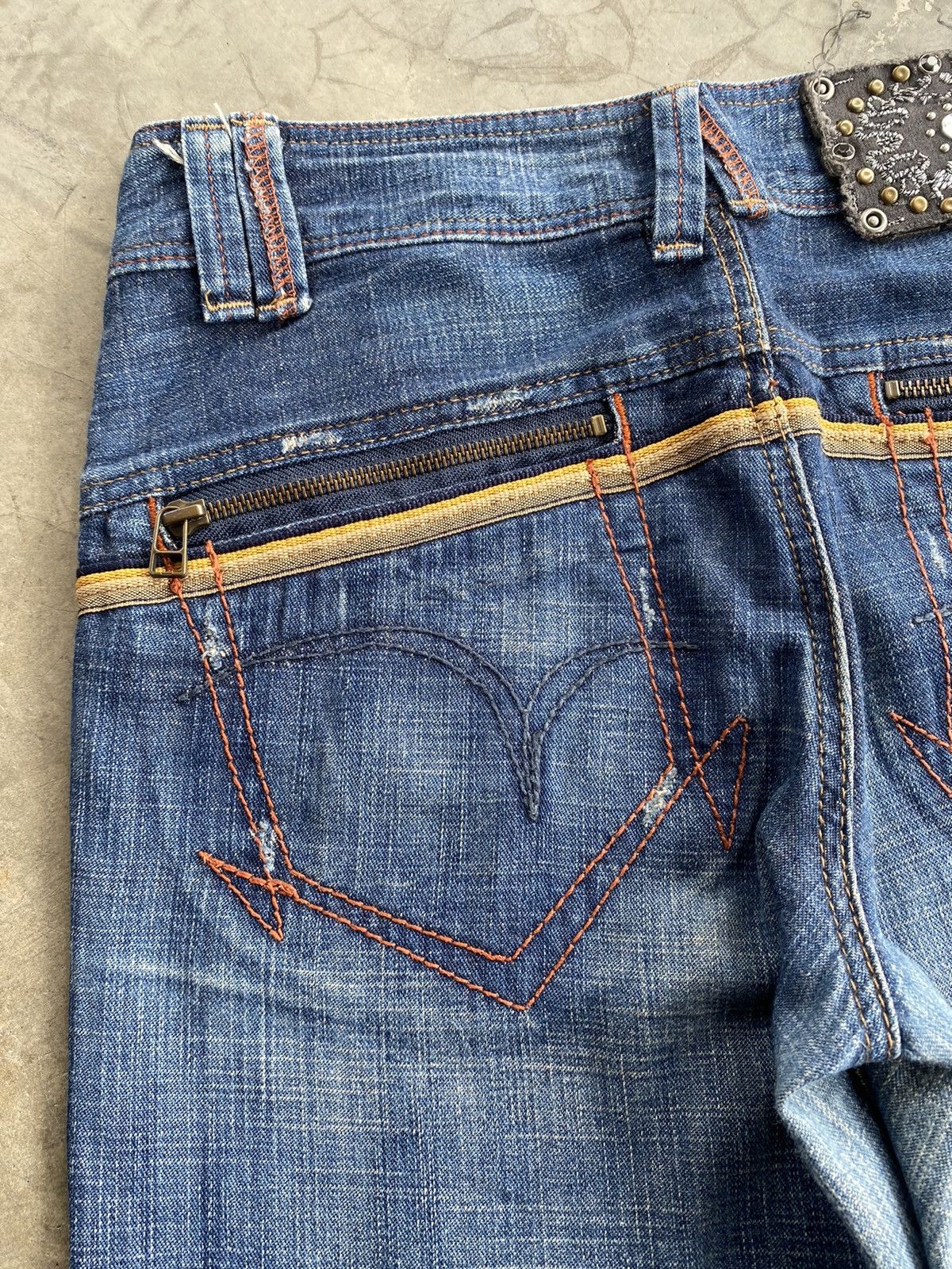 Hysteric Glamour × Japanese Brand × PERSON'S Flare Baggy Japan Person’s Washed Blue p53 Size US 29 - 6 Thumbnail