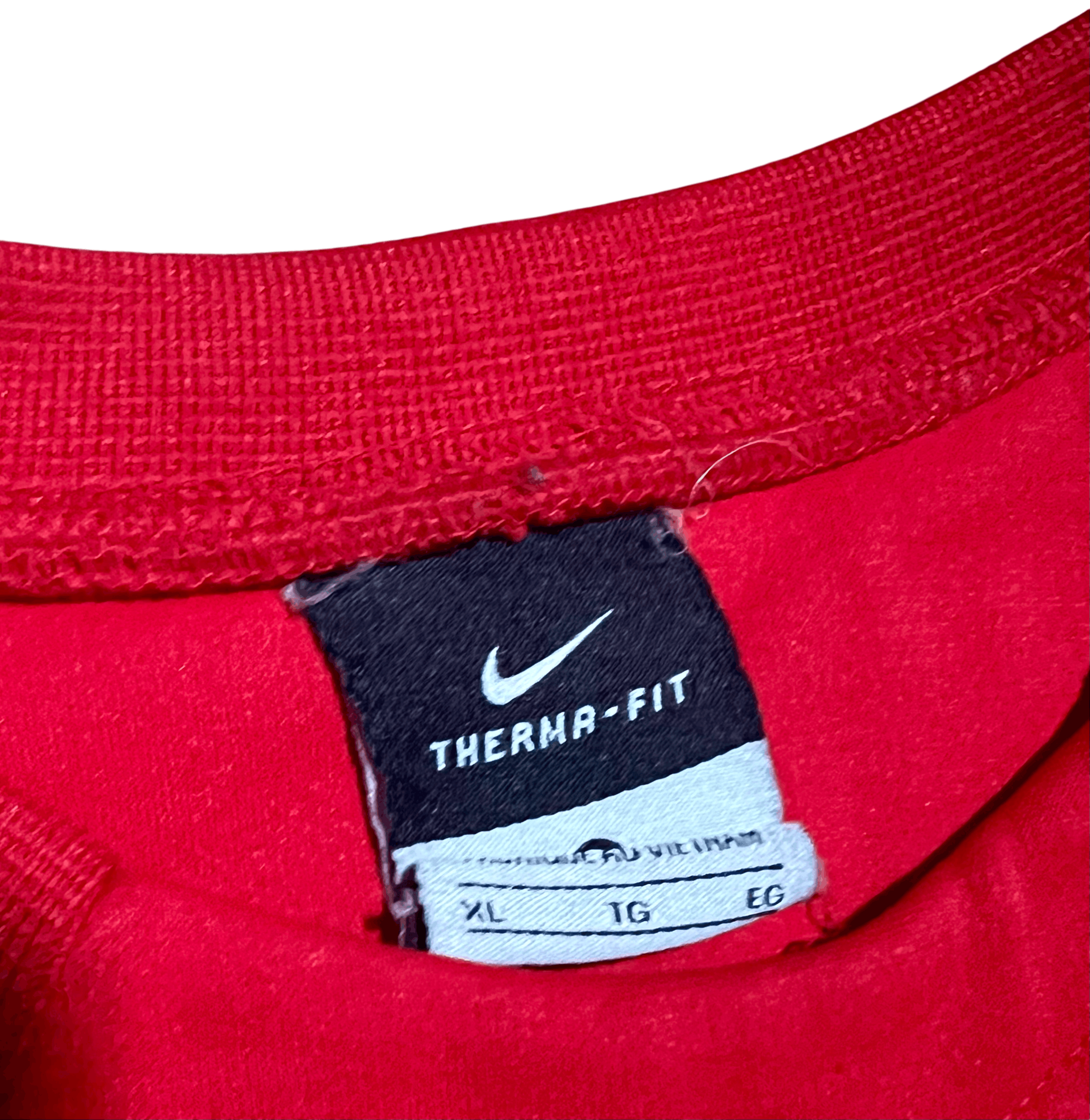 Nike Nike Center Swoosh Y2K Red Embroidered Long Sleeve Shirt Size US XL / EU 56 / 4 - 3 Thumbnail