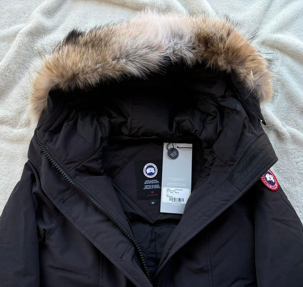 Canada Goose Canada Goose Navy Rossclair Fur Parka Size XS / US 0-2 / IT 36-38 - 4 Thumbnail