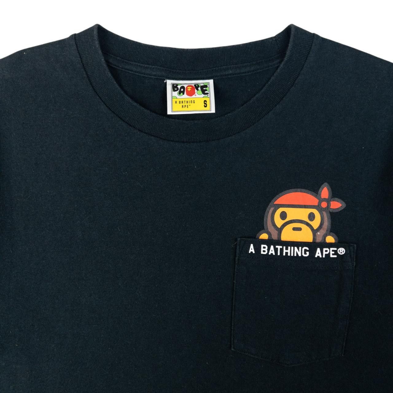 Bape Vintage Bape Pirate Baby Milo Pocket T Shirt Size S Size US S / EU 44-46 / 1 - 3 Thumbnail