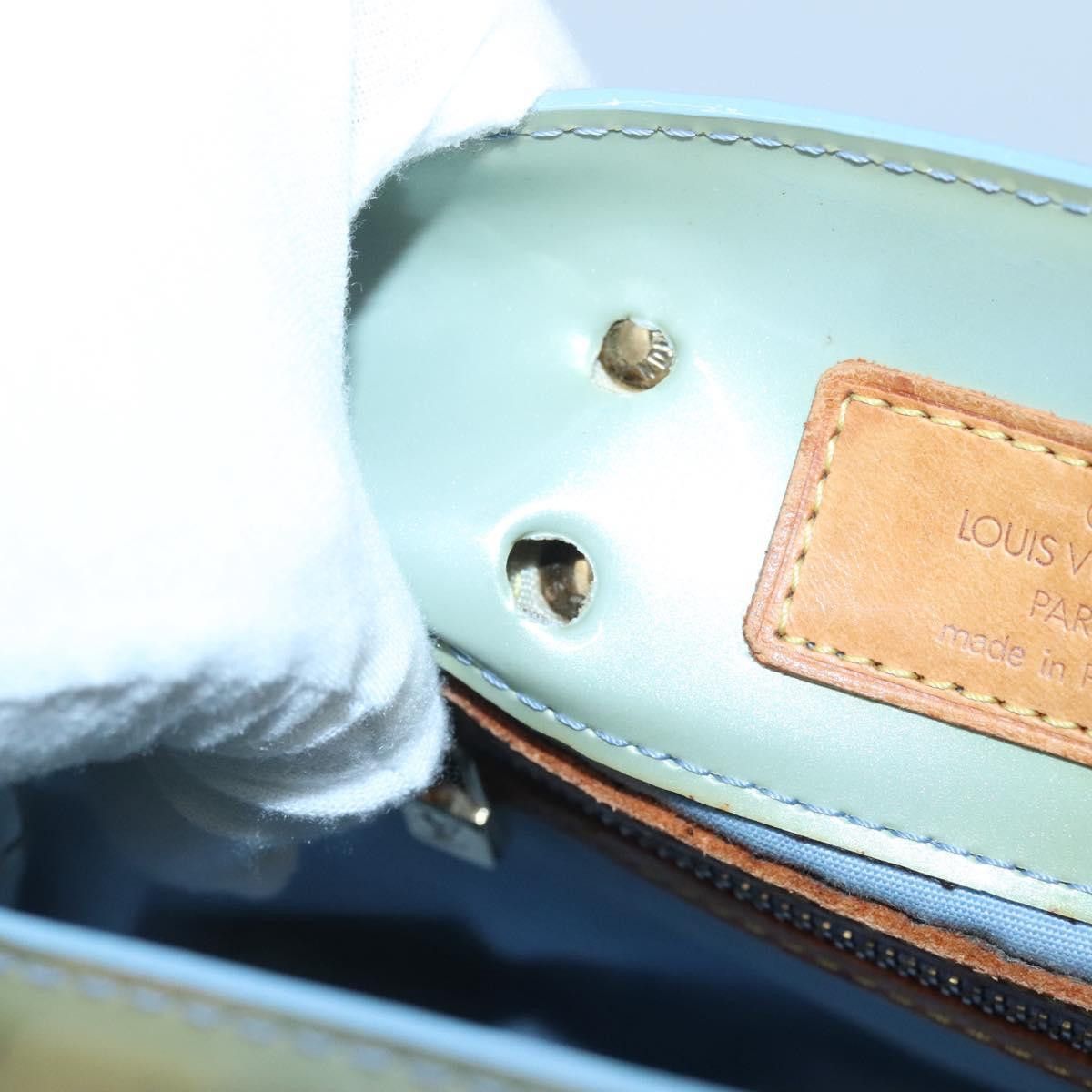 Louis Vuitton LOUIS VUITTON Monogram Vernis Reade PM Hand Bag Lavande Size ONE SIZE - 10 Thumbnail