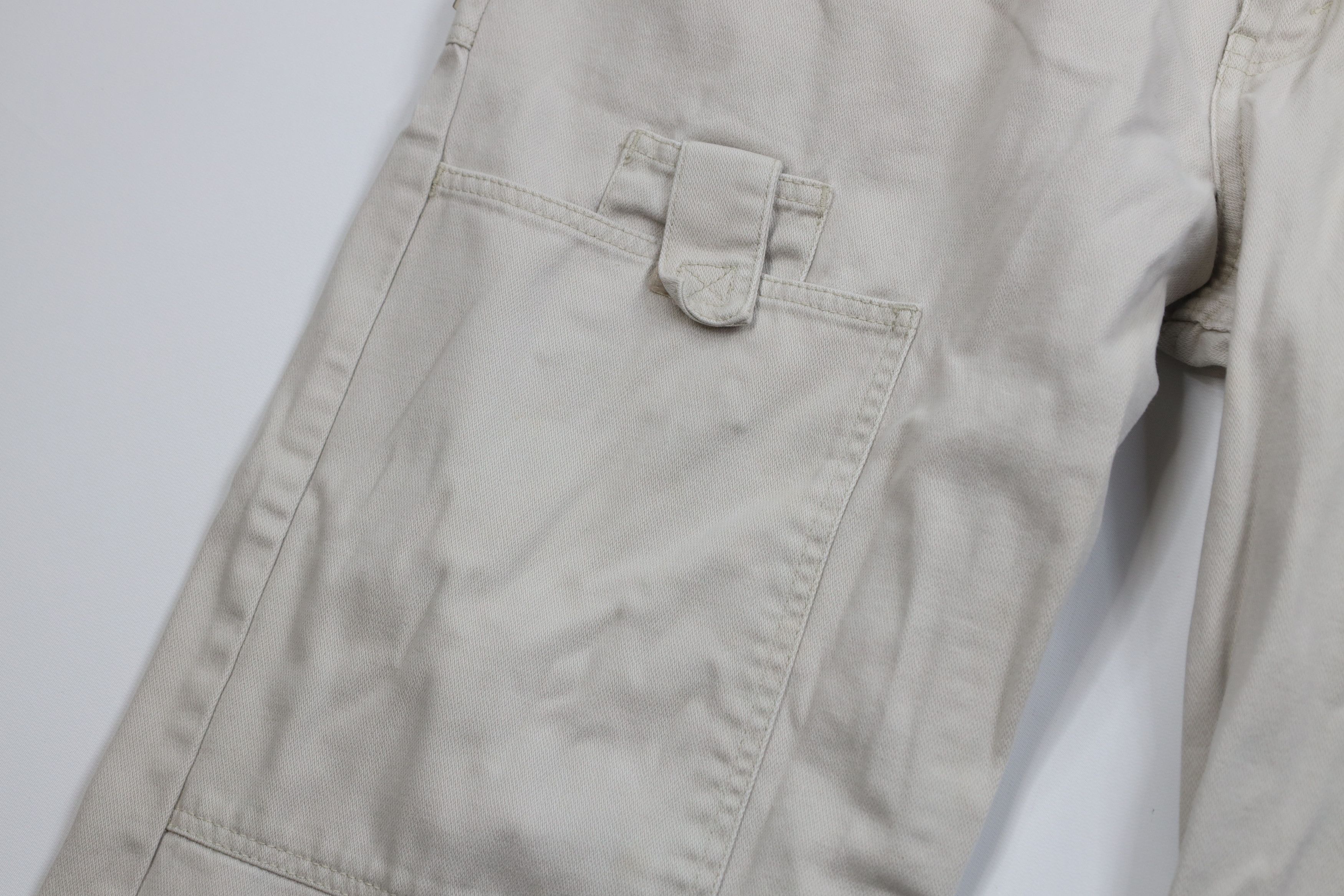 Levi's Vintage 90s Y2K Levis L2 Fit Big Pocket Wide Leg Jeans Beige Size US 38 / EU 54 - 5 Thumbnail