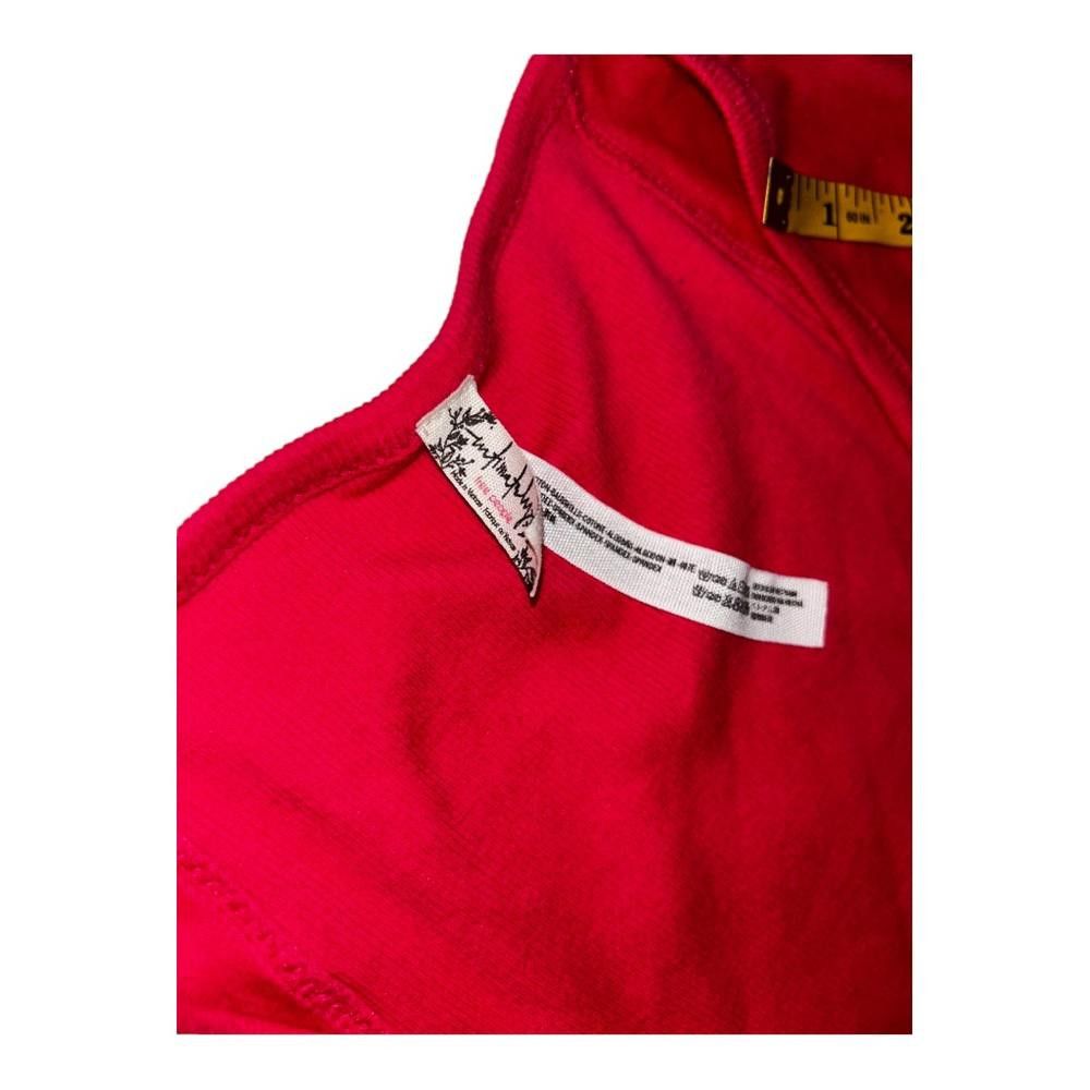 Free People Free People l Red Byron Ribbed Bodysuit Size Large Size L / US 10 / IT 46 - 8 Thumbnail