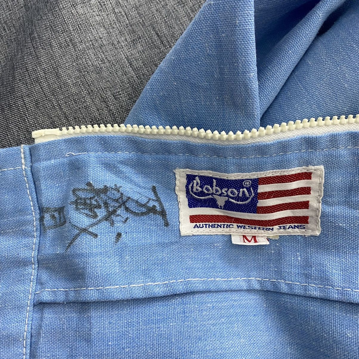 Vintage Vintage 80s BOBSON USA Denim Jeans Blue Hoodie Size US M / EU 48-50 / 2 - 4 Thumbnail