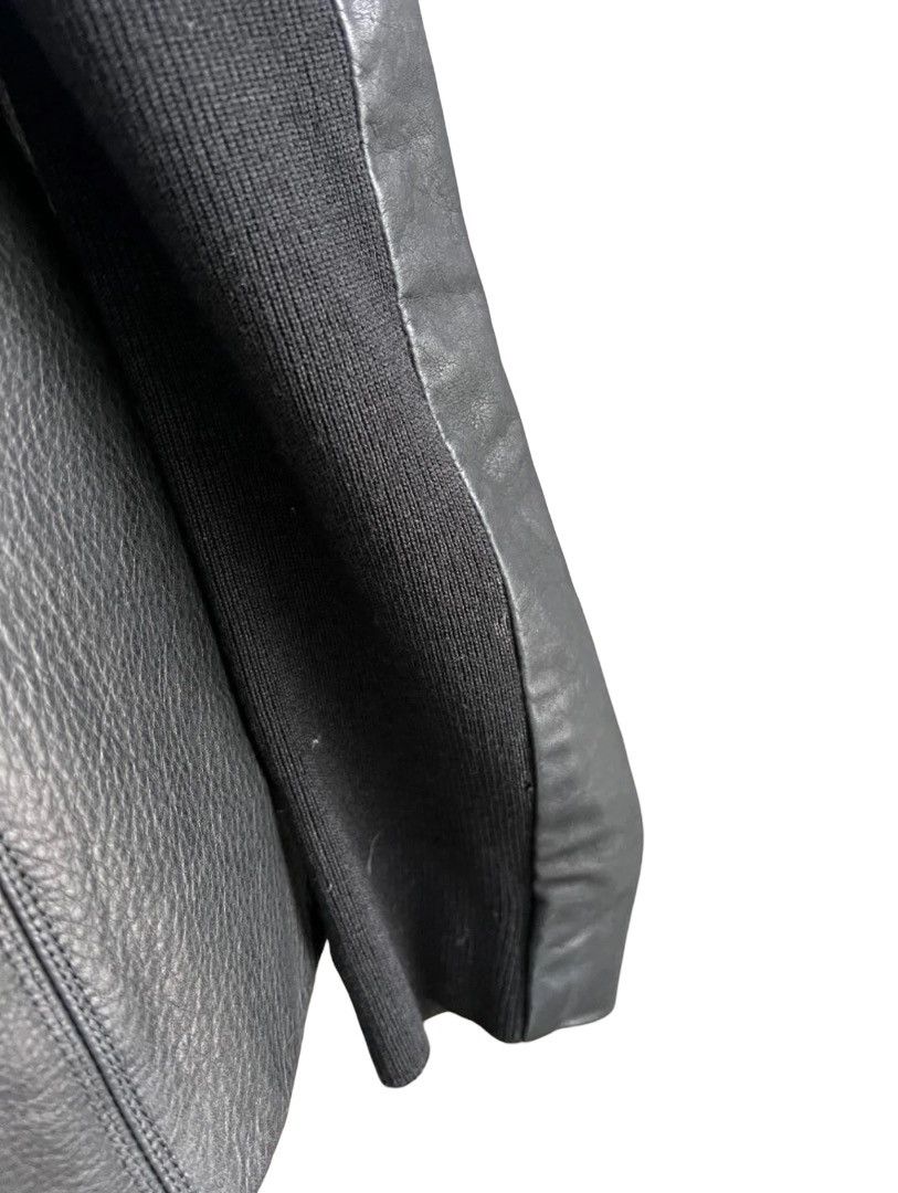 Rick Owens Rick Owens “Hollywood” Wrap Leather Jacket – Black Unisex Size US S / EU 44-46 / 1 - 7 Thumbnail