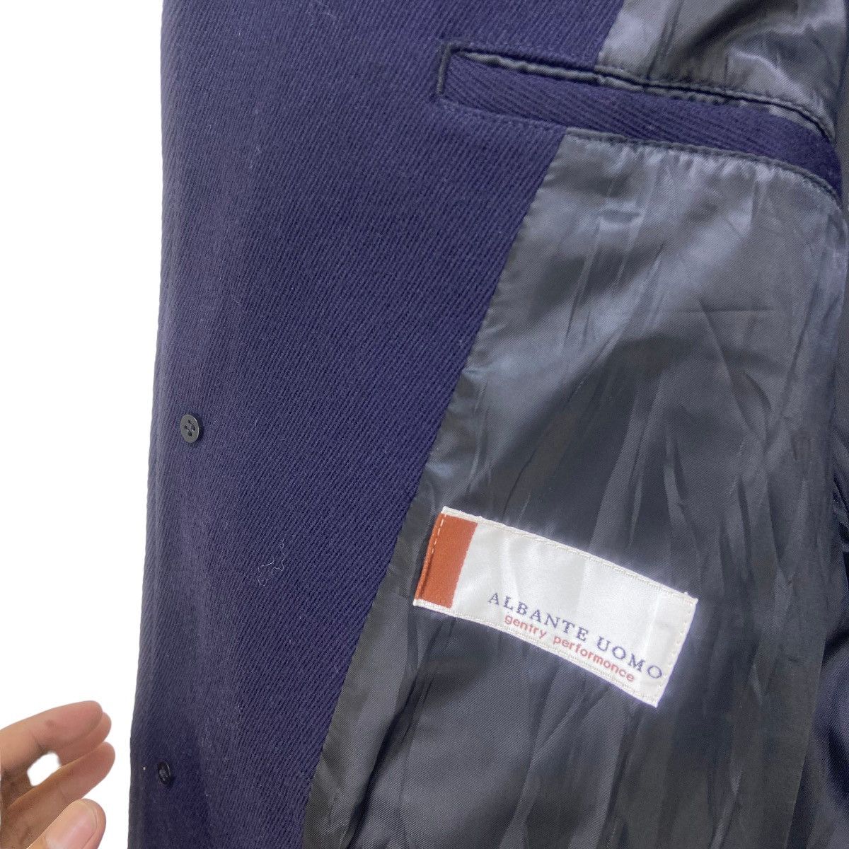 Japanese Brand Dope🔥Albante Uomo Street Fashion Stylish Wool Overcoat Size US S / EU 44-46 / 1 - 15 Thumbnail