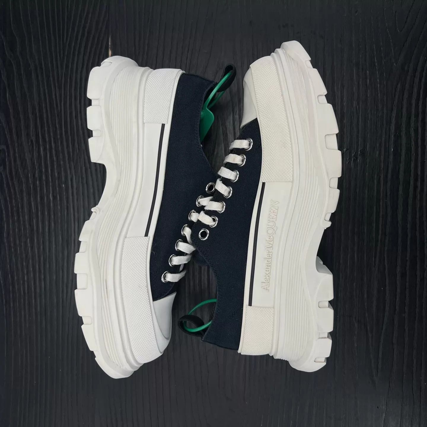 Alexander McQueen McQ Black & White Martin Boots Size 40.5 Size US 7.5 / EU 40-41 - 2 Thumbnail