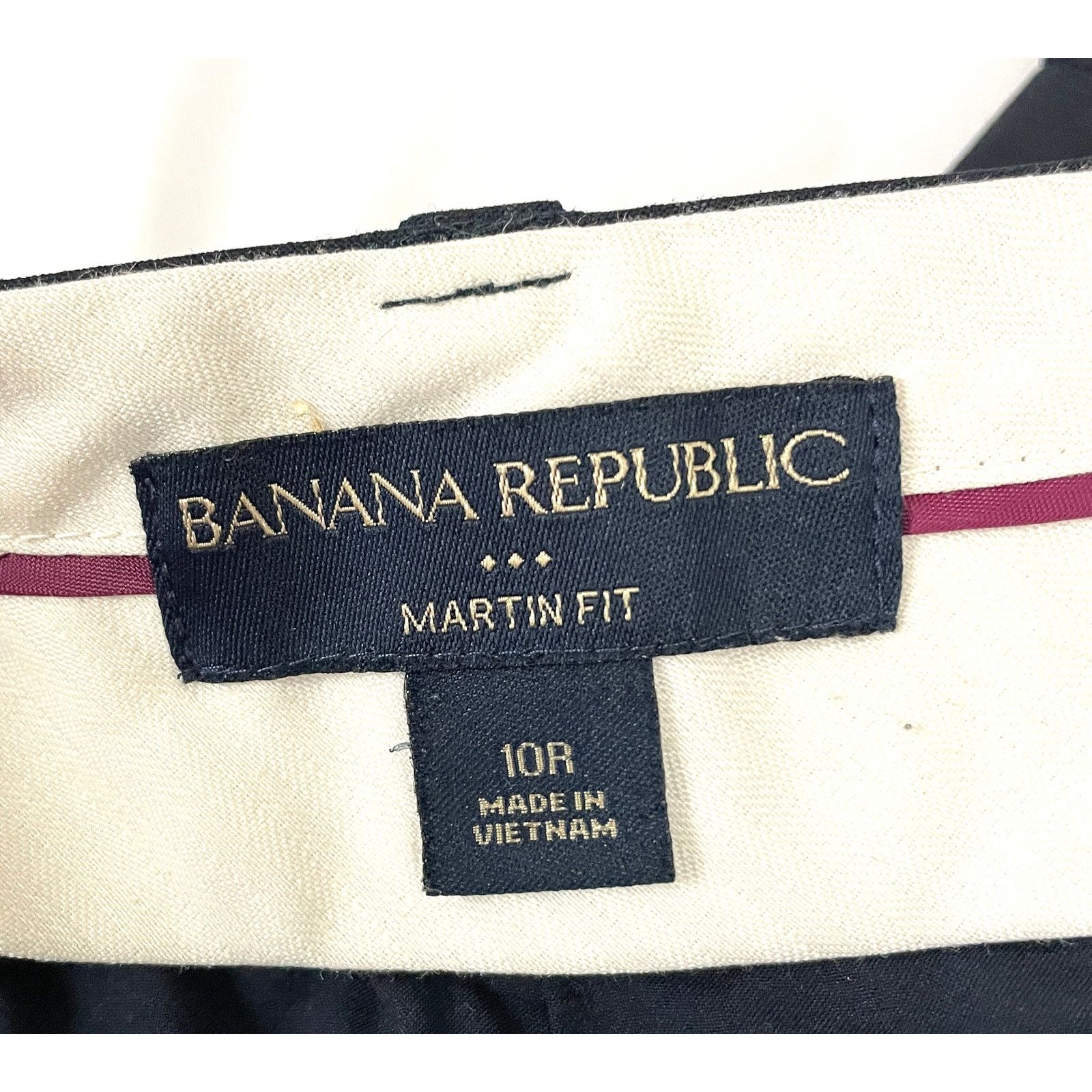 Banana Republic Banana Republic Pants Black Size 10R Wool Blend Lined Size 32" / US 10 / IT 46 - 3 Thumbnail