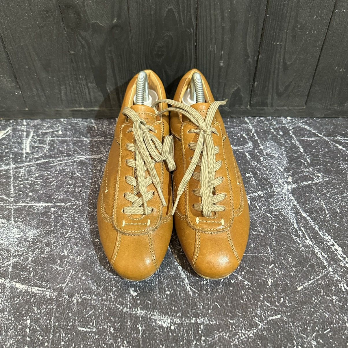 Massimo Dutti × Vintage Massimo Dutti Vintage Brown Women’s Lather Sneakers size 38 Size US 8 / IT 38 - 5 Thumbnail