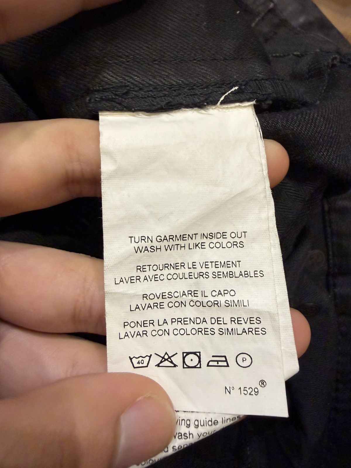 Denim & Supply Ralph Lauren Denim & Supply Ralph Lauren Waxed Moto Jeans Size US 34 / EU 50 - 4 Thumbnail