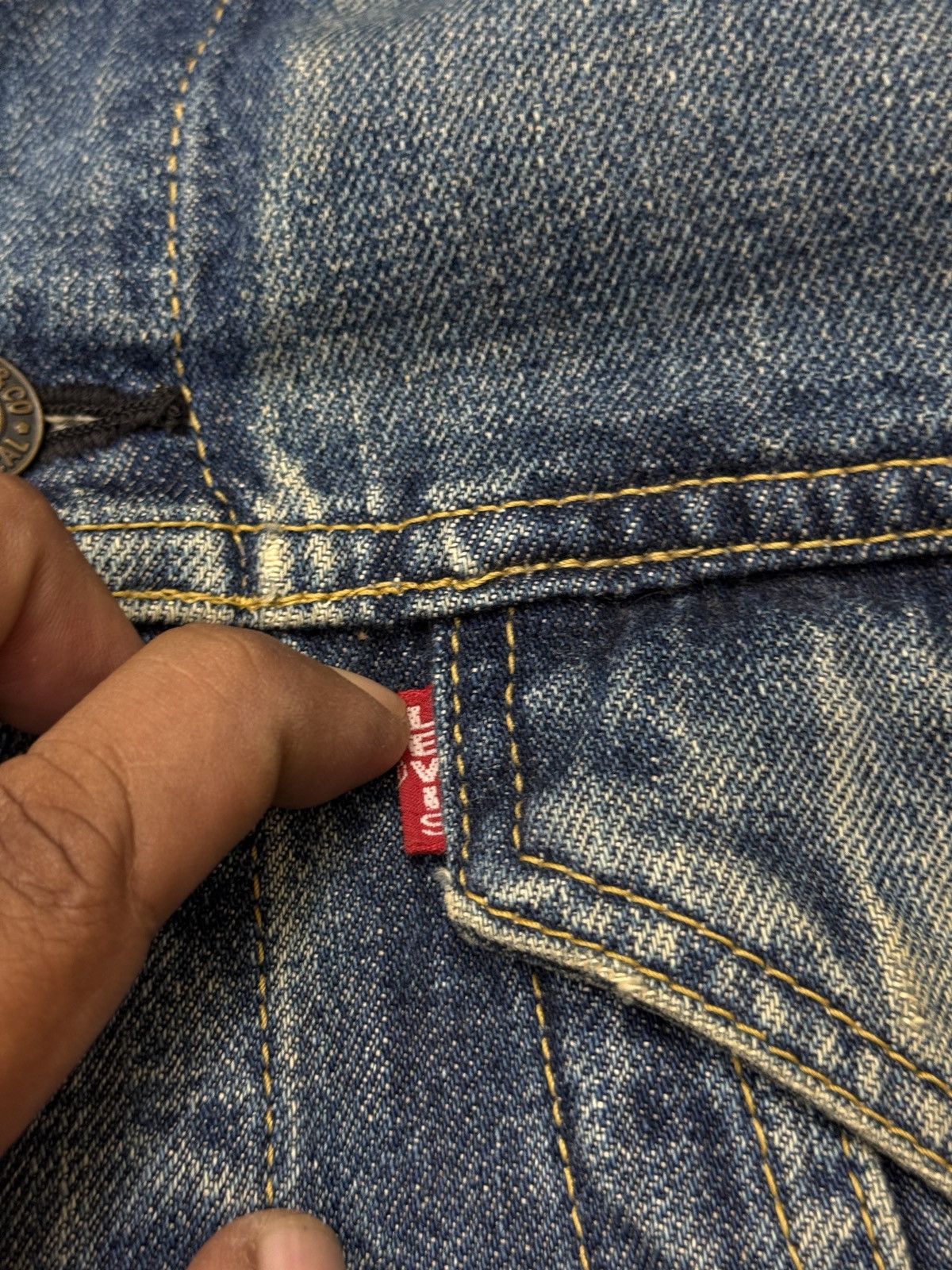 Levi's 🔥🔥🔥ARCHIVE VTG LEVIS BIG E TRUCKER JACKET Size US M / EU 48-50 / 2 - 16 Thumbnail
