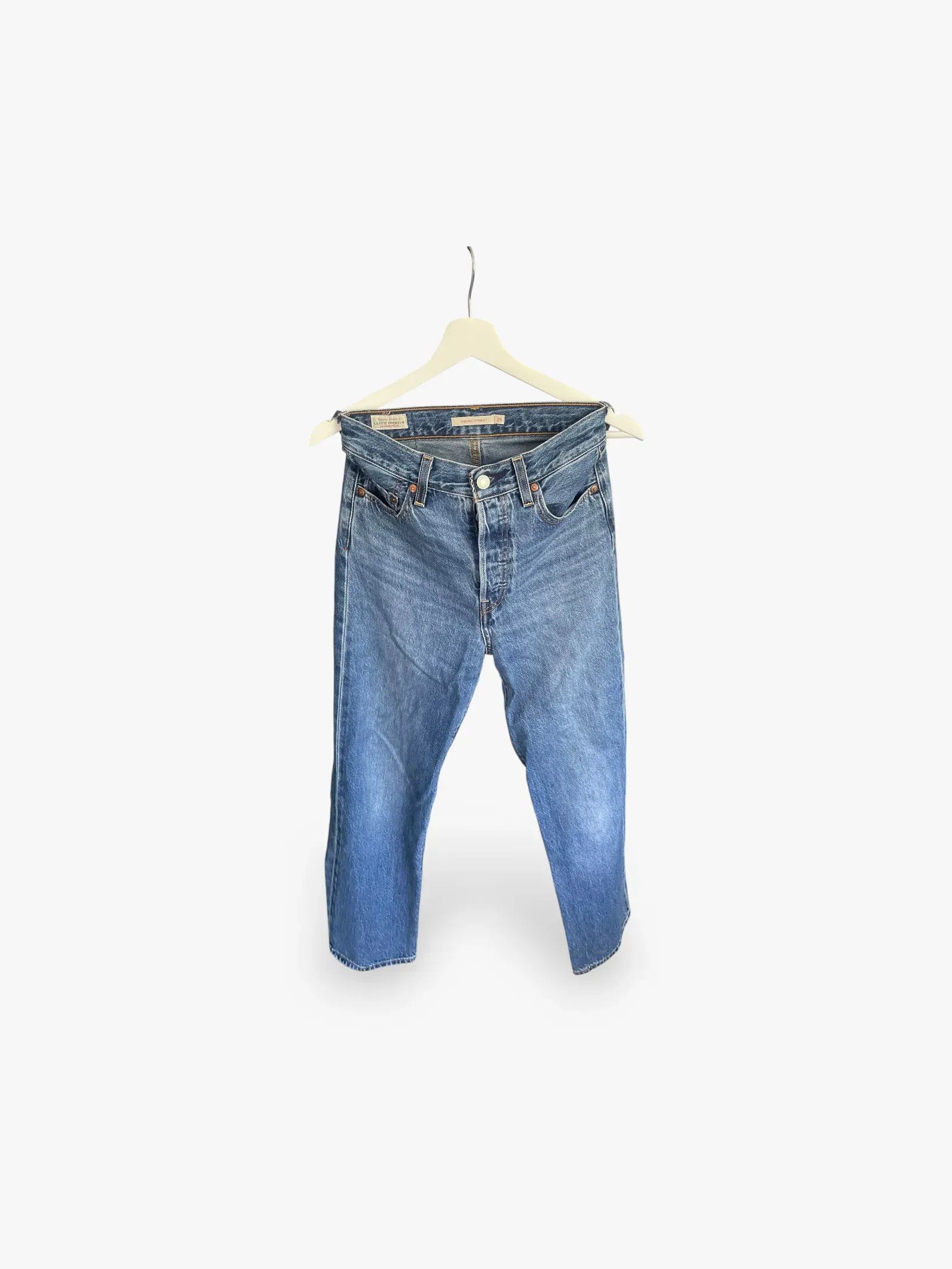Levi's Levis Ribcage straight Jeans Size 25" / US 0 / IT 36 - 1 Thumbnail