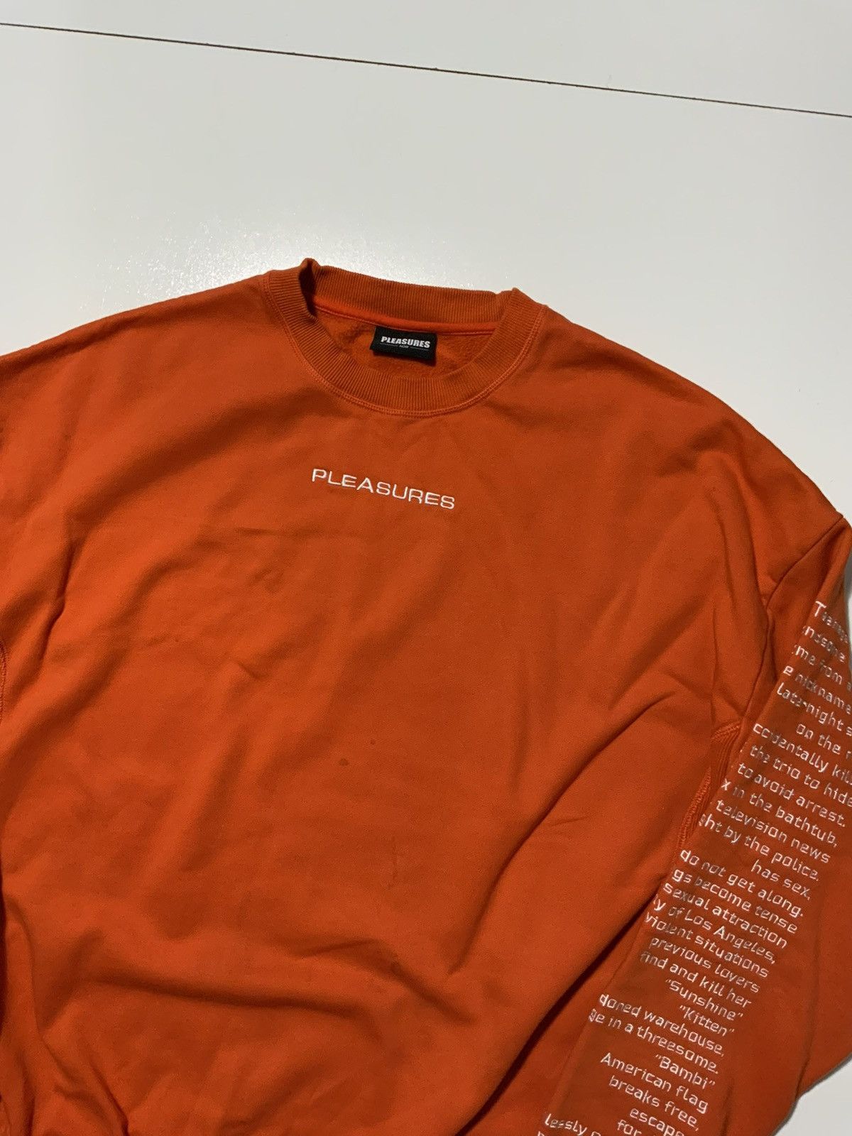 Pleasures Pleasures Now Teenage Lovers Embroidered Crewneck Sweatshirt Size US XL / EU 56 / 4 - 3 Thumbnail