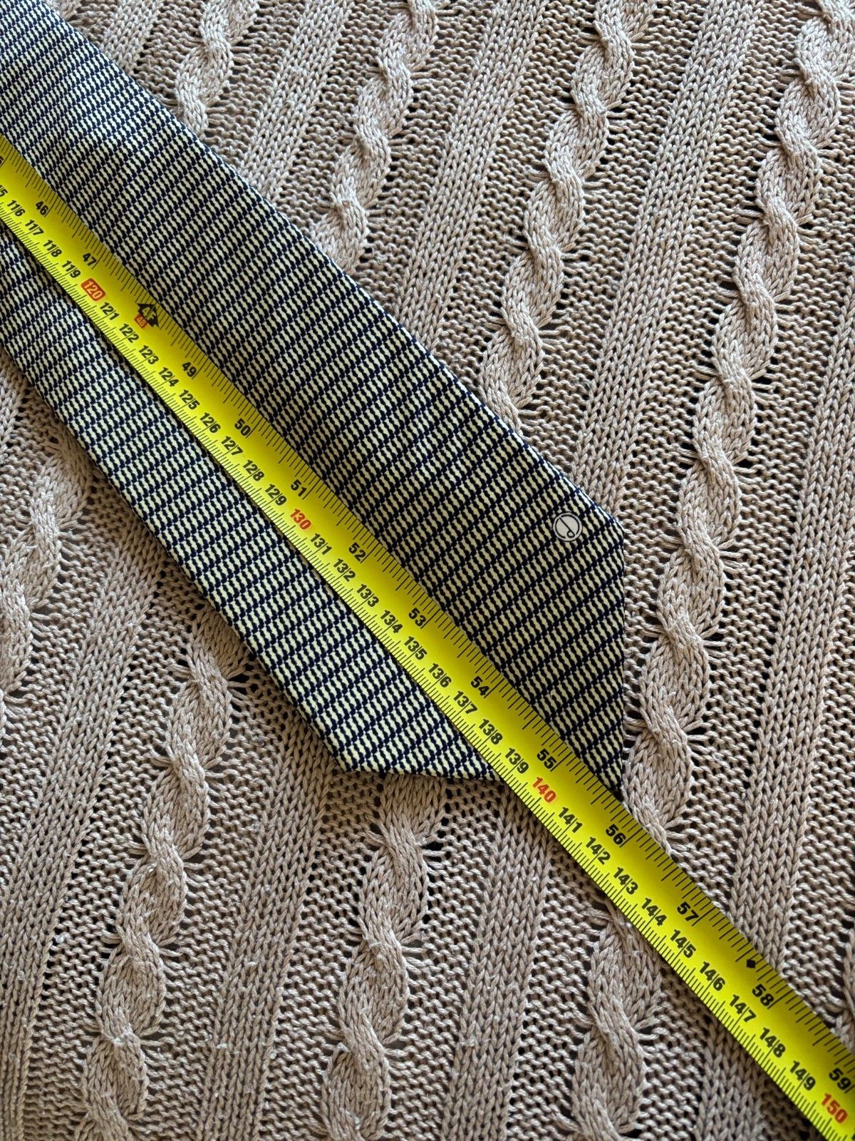 Alfred Dunhill Vintage Alfred Dunhill 100% Silk Tie Hand Made Size ONE SIZE - 12 Thumbnail