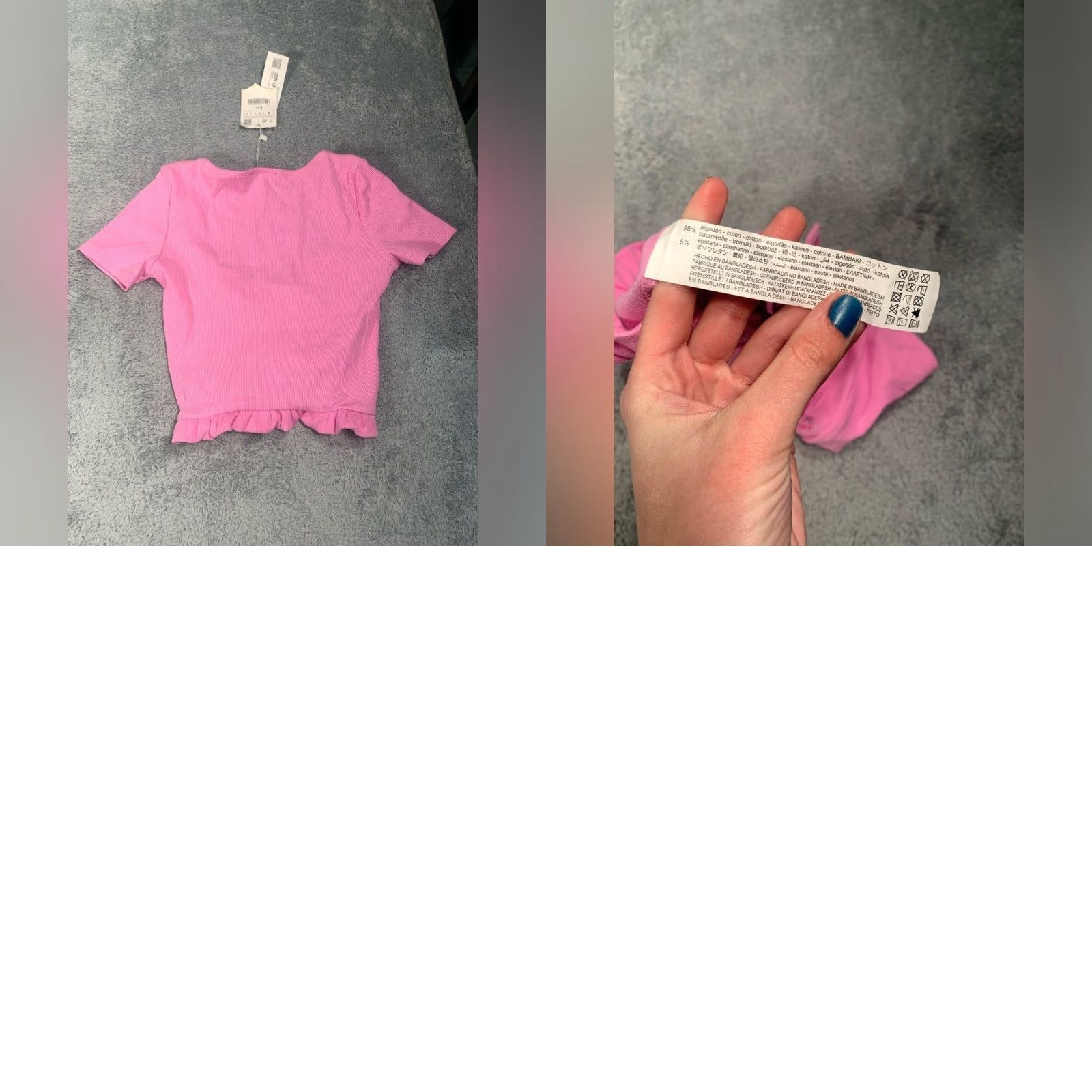 Zara Zara Pink Ruched Crop Top S Tank Tee NWT Women Small Pink Ruched Crop Top Tank Tee S Womens NWT Zara Pink Ruched Crop Top S Tank Tee Size S / US 4 / IT 40 - 8 Thumbnail