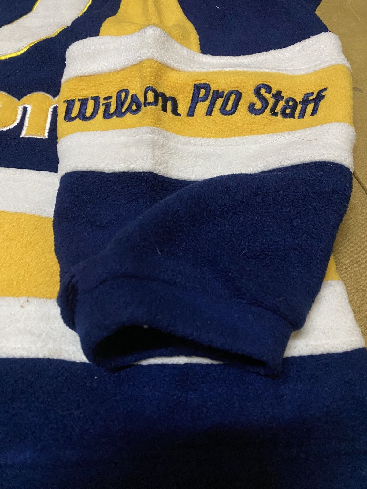 Wilson Vintage Wilson Sportwear Embroidery Spellout Big Logo Fleece Size US XL / EU 56 / 4 - 5 Thumbnail