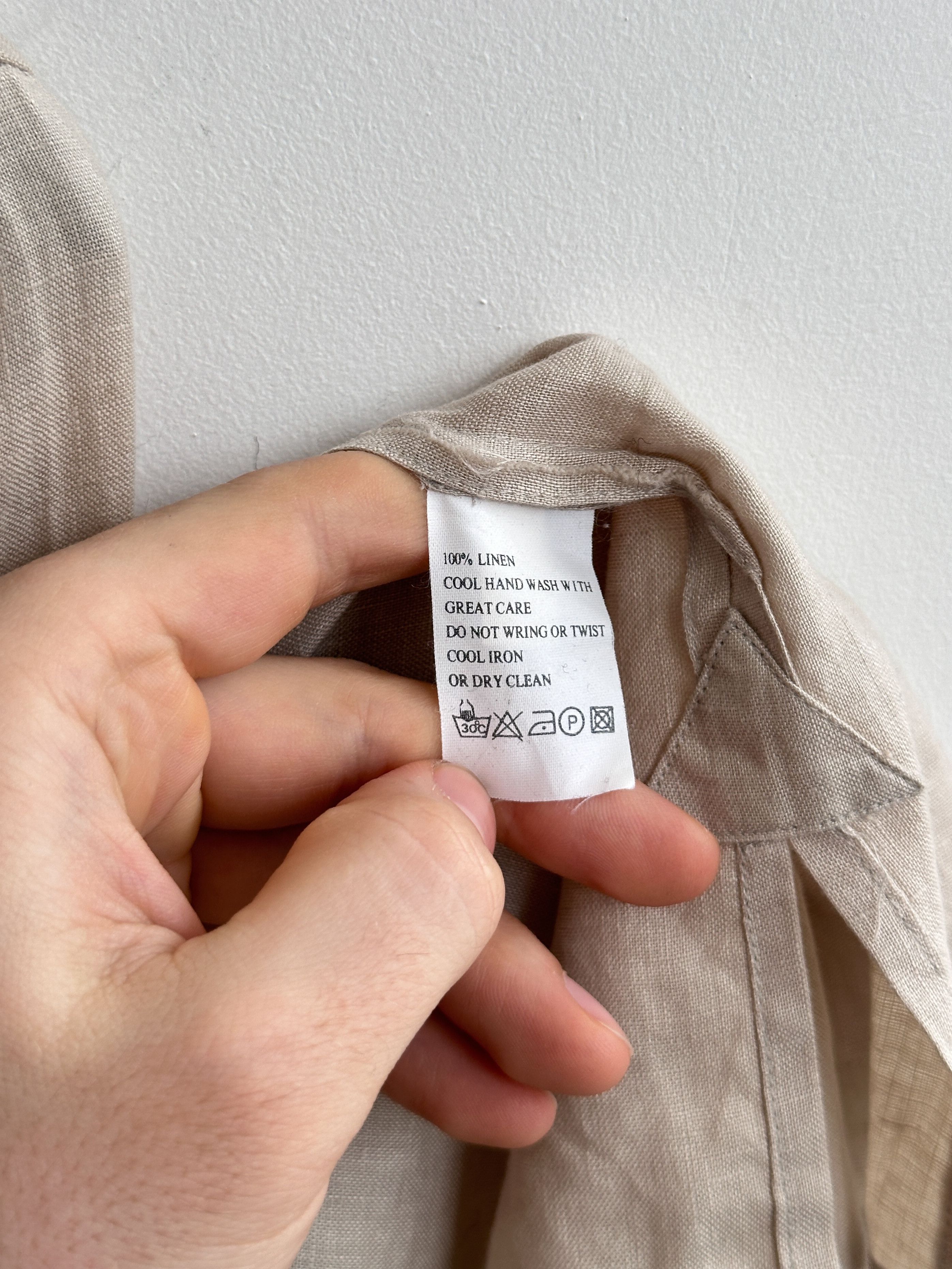 Aspesi Aspesi Beige Linen Shirt Size M / US 6-8 / IT 42-44 - 6 Thumbnail