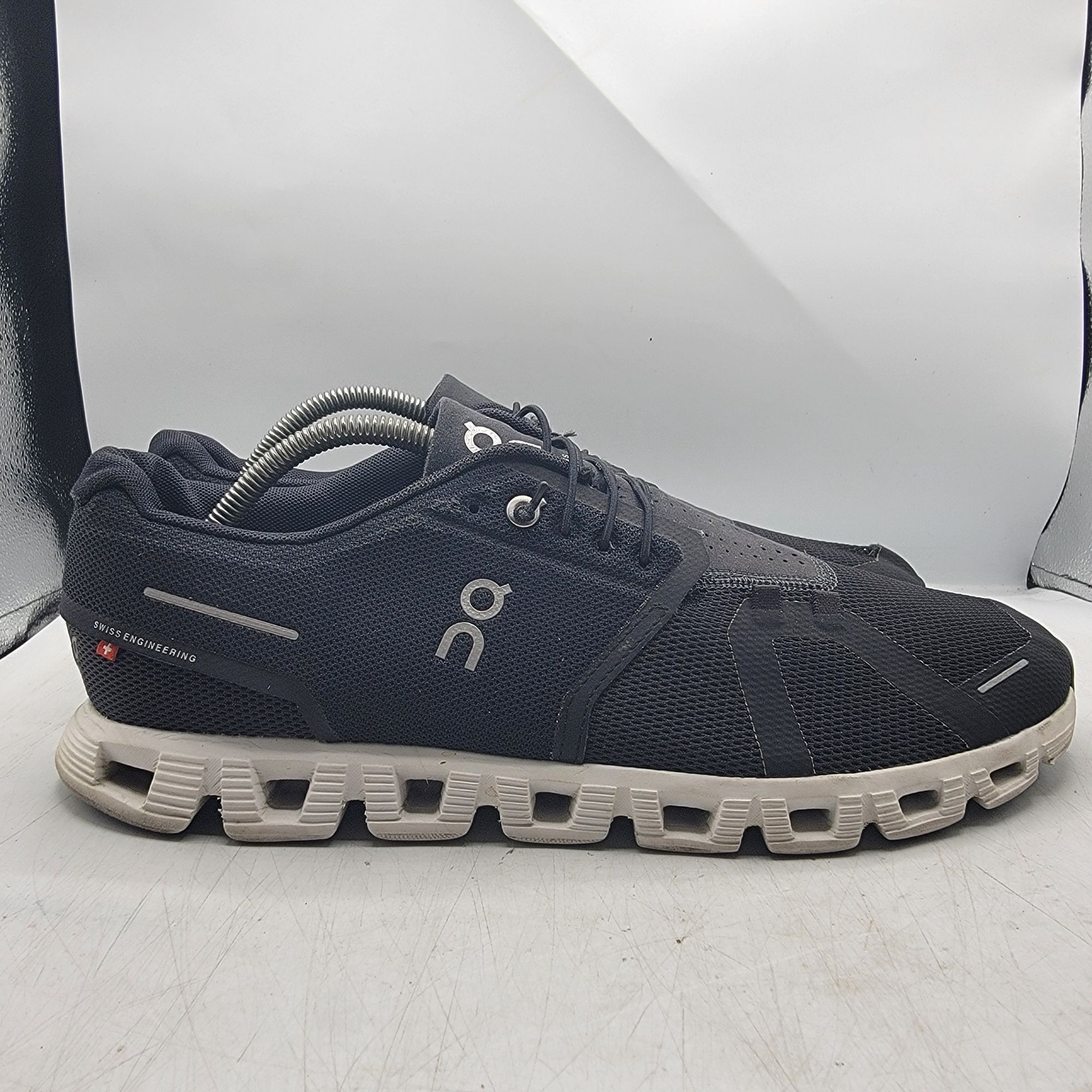 On On Cloud 5 Mens 11 Black Athletic Shoes Running Walking Comf Size US 11 / EU 44 - 14 Thumbnail