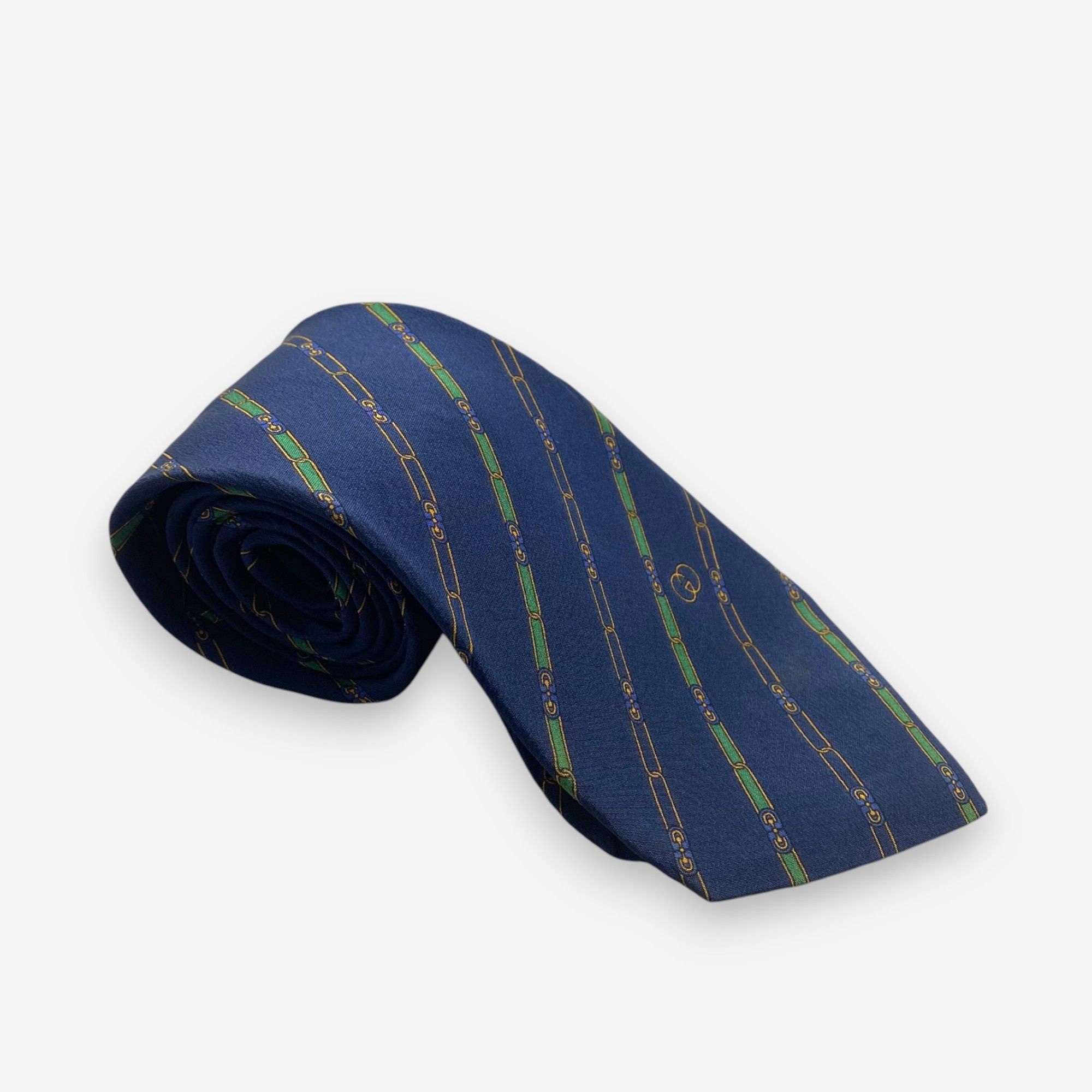 Japanese Brand Vintage Gucci SILK Necktie Cravate Pure Silk Neck Tie Size ONE SIZE - 1 Thumbnail